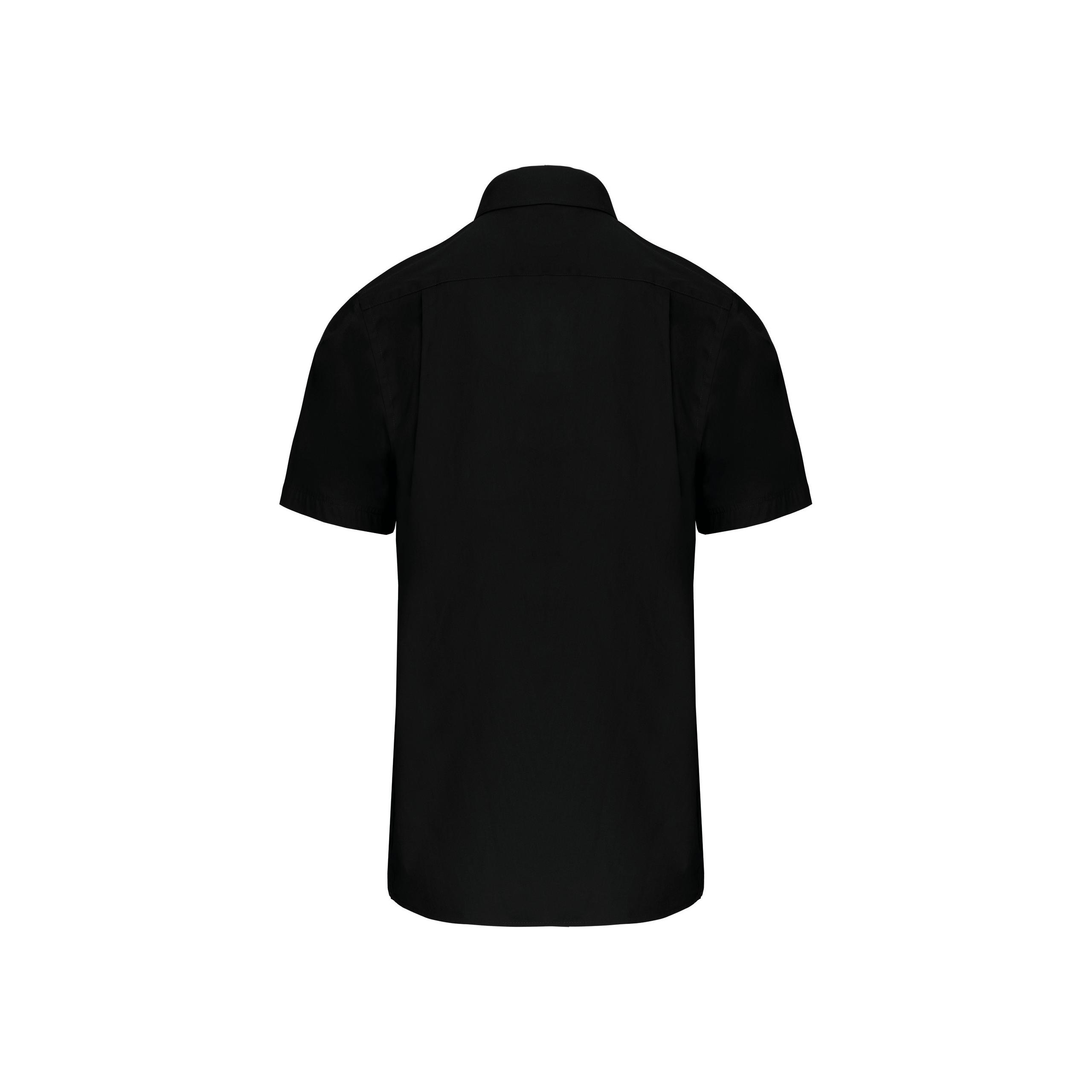 Kariban - Chemise popeline manches courtes - Black - 3XL