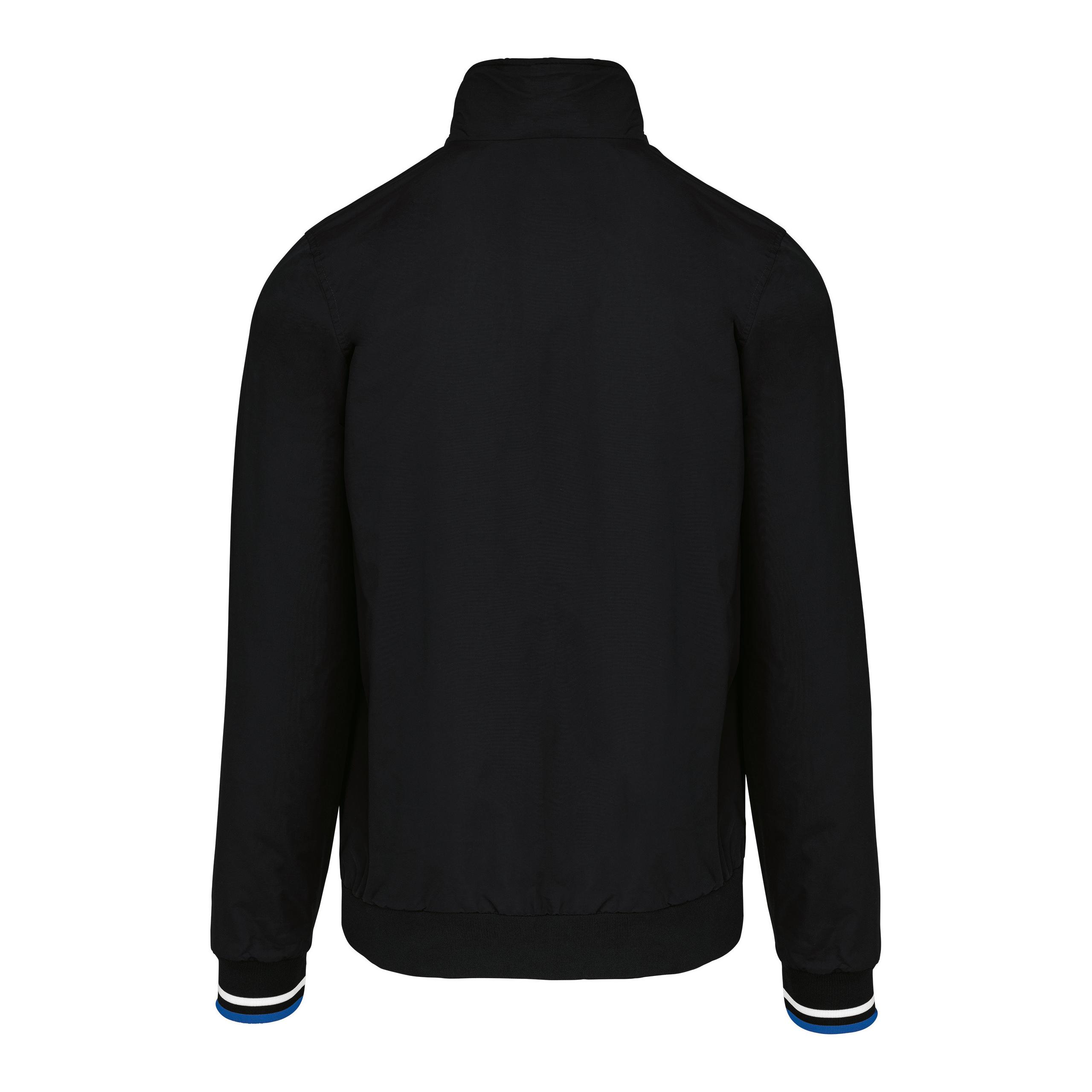 Kariban - Blouson city - Black / White / Blue - S