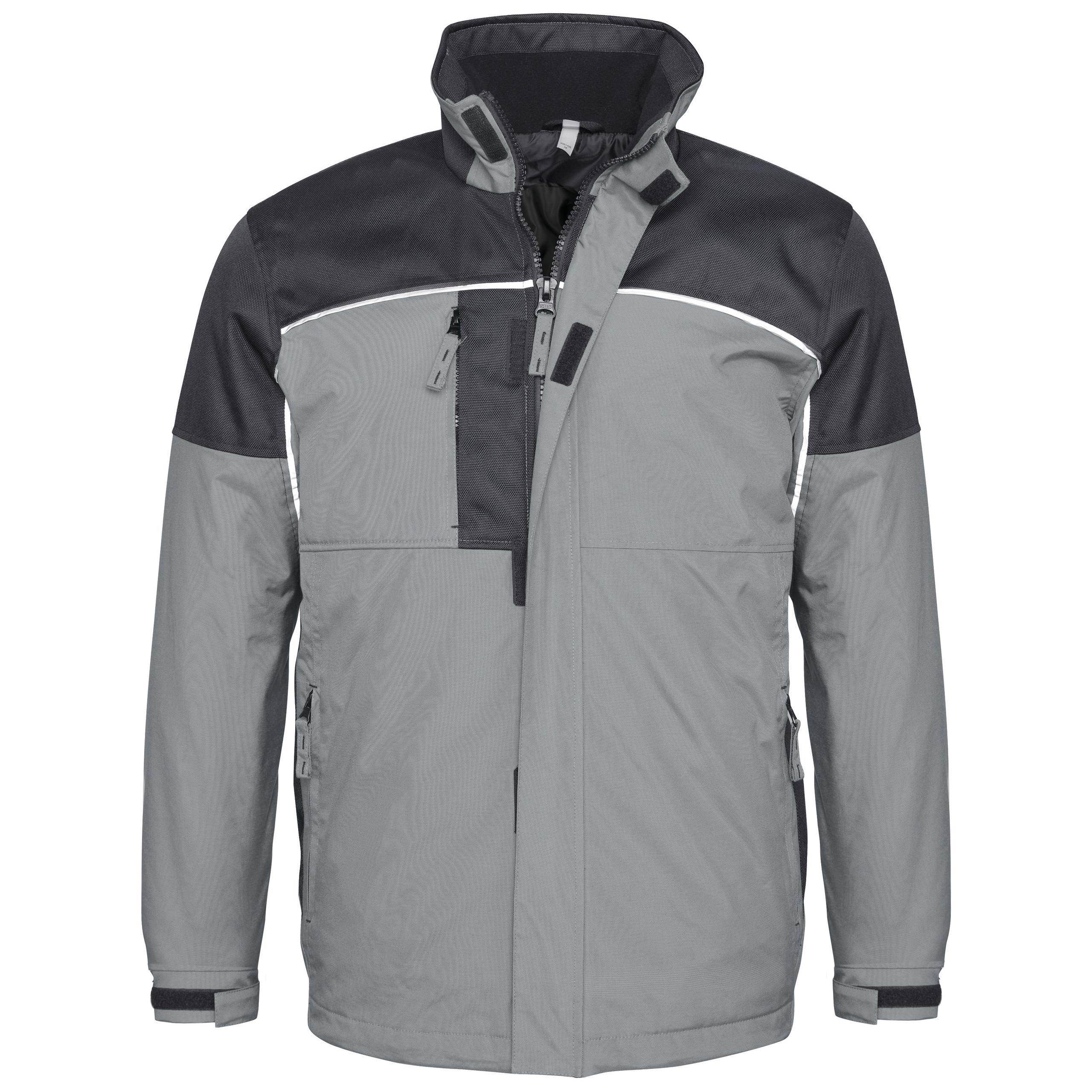 Kariban - Veste workwear matelassée - Convoy Grey / Black - S