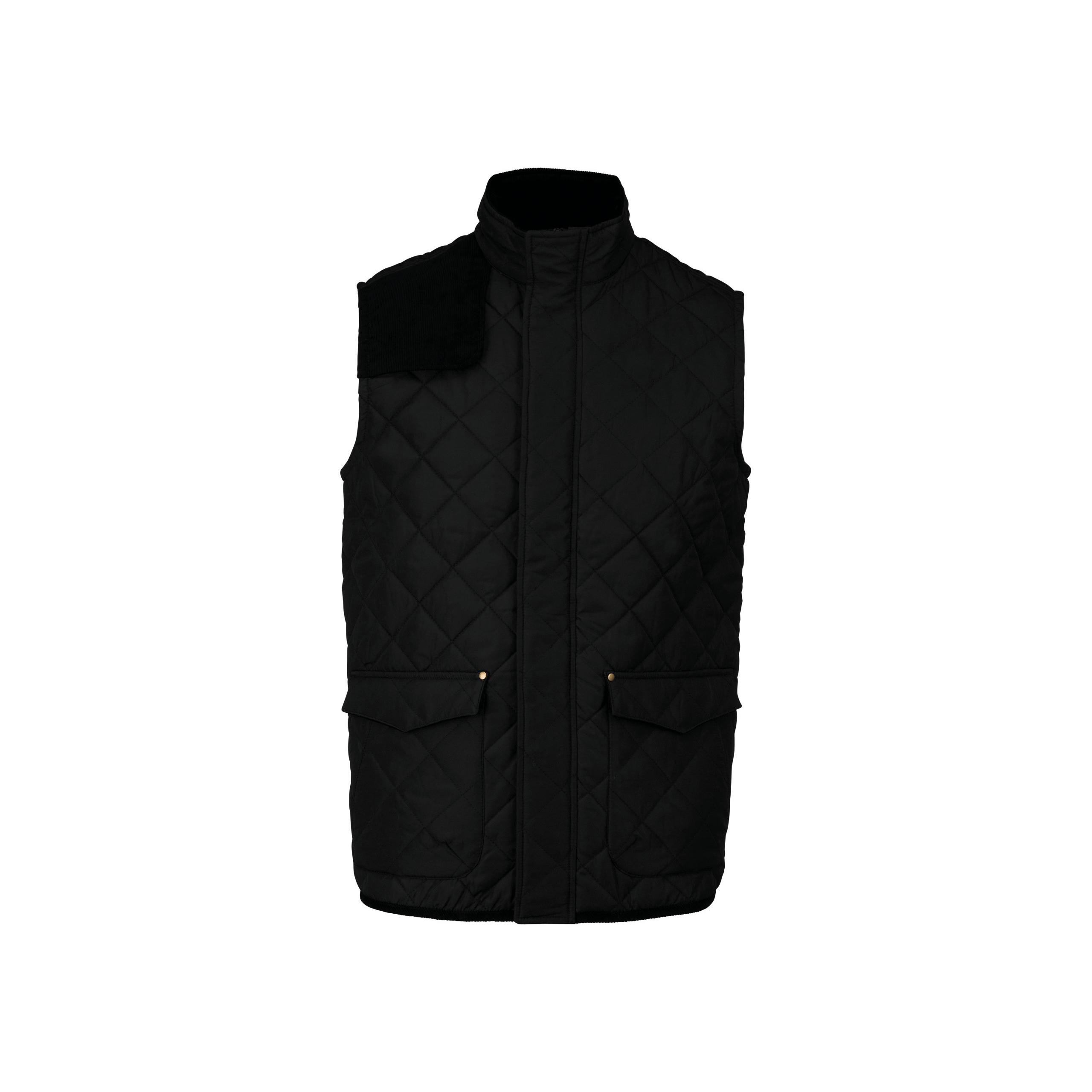 Kariban - Bodywarmer matelassé homme - Black - S