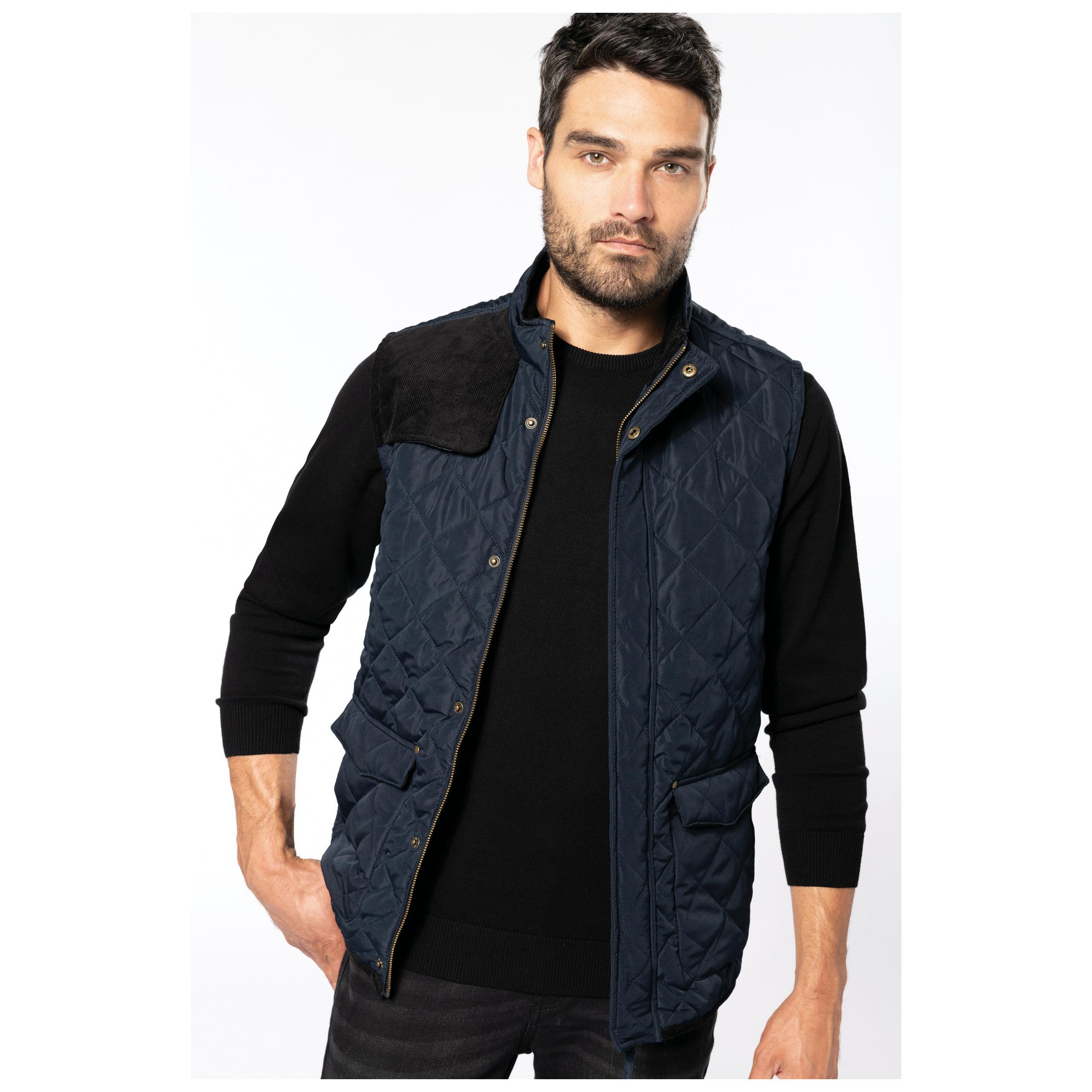 Kariban - Bodywarmer matelassé homme - Black - S