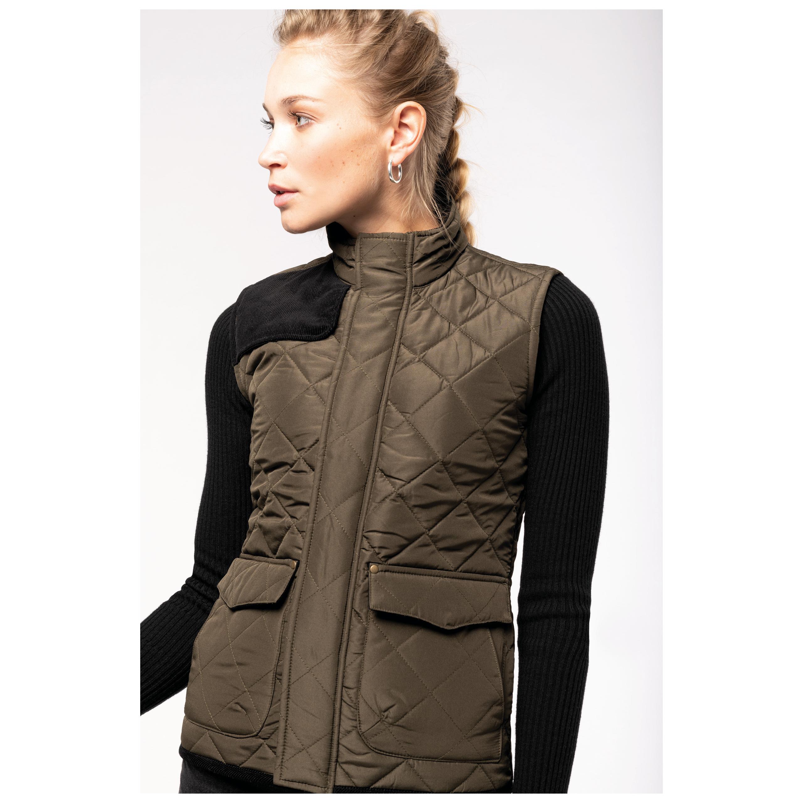 Kariban - Bodywarmer matelassé femme - Black - XS