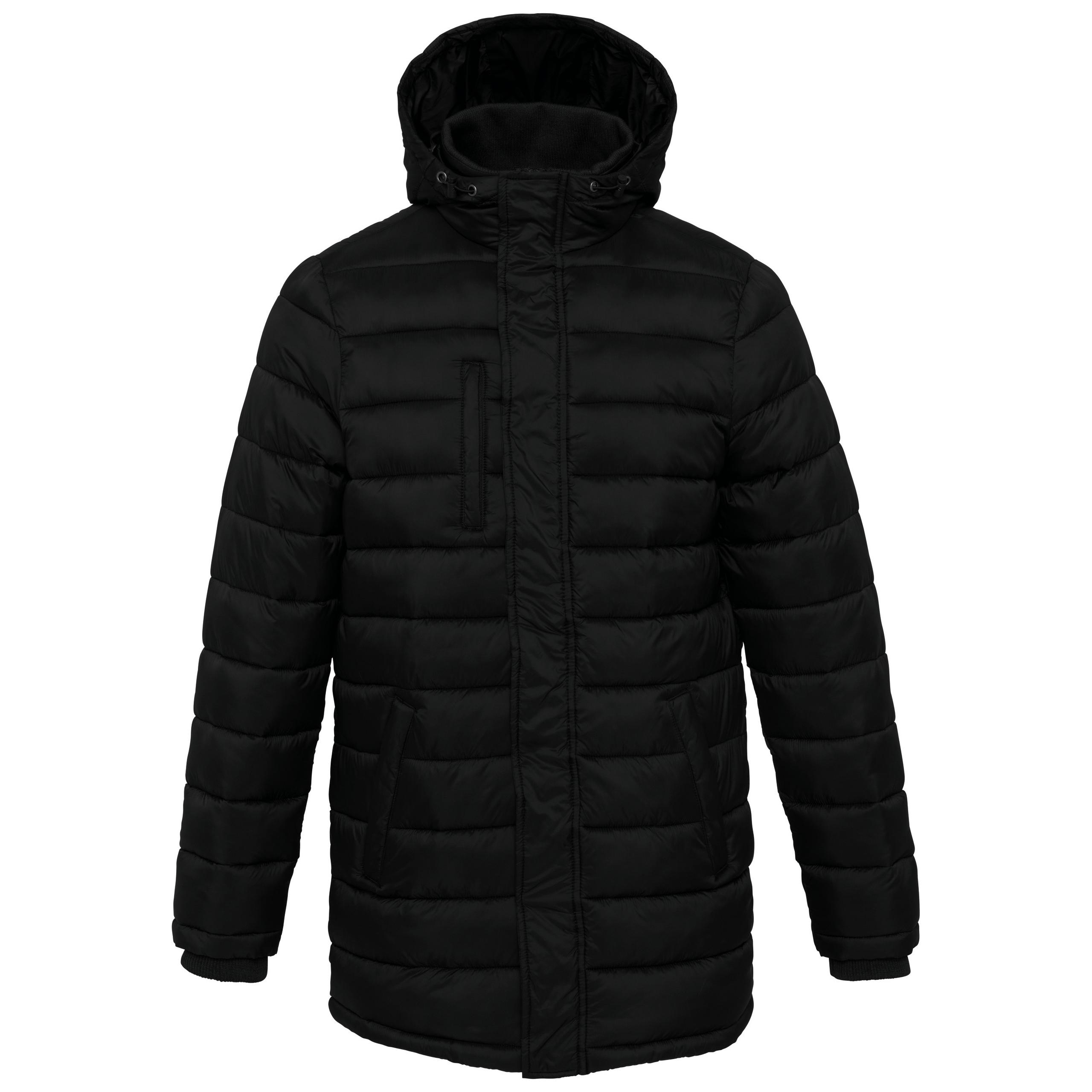 Kariban - Parka doudoune légère à capuche homme - Black - XS