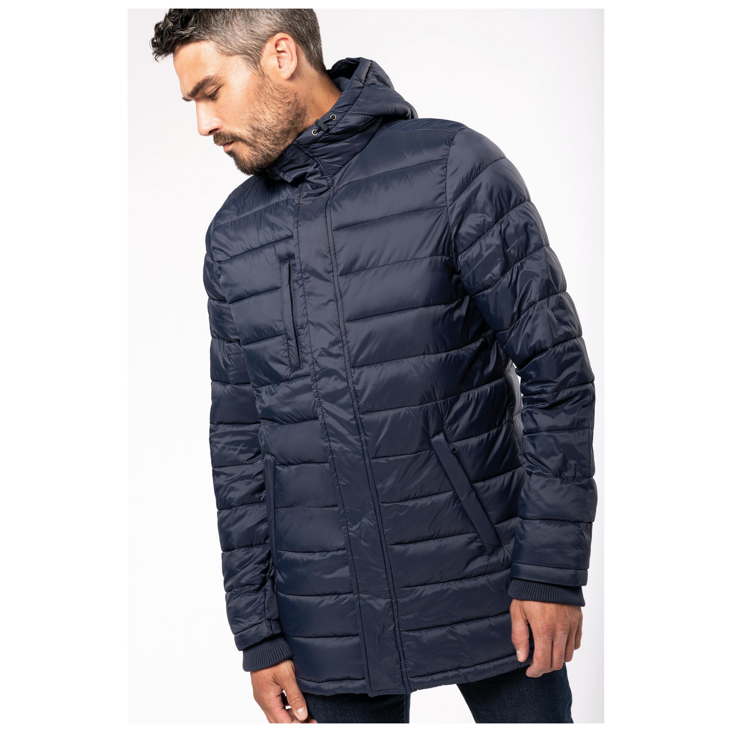 Kariban - Parka doudoune légère à capuche homme - Black - XS