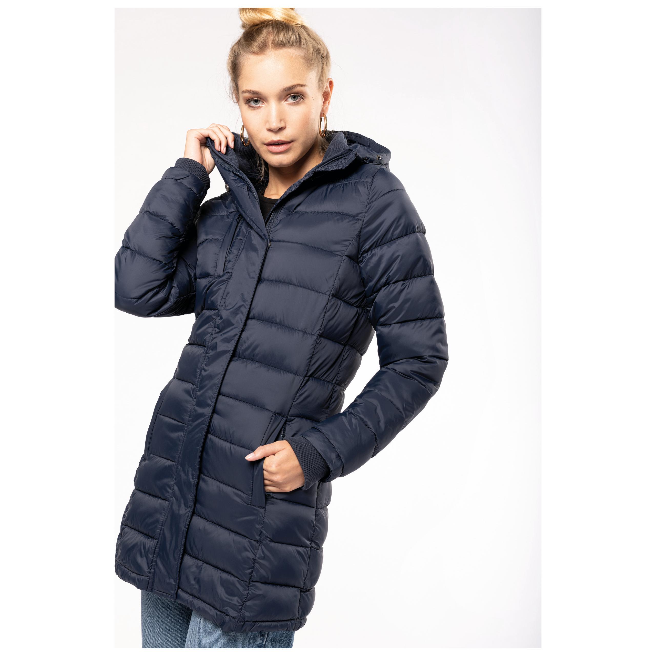 Kariban - Parka doudoune légère à capuche femme - Black - XS