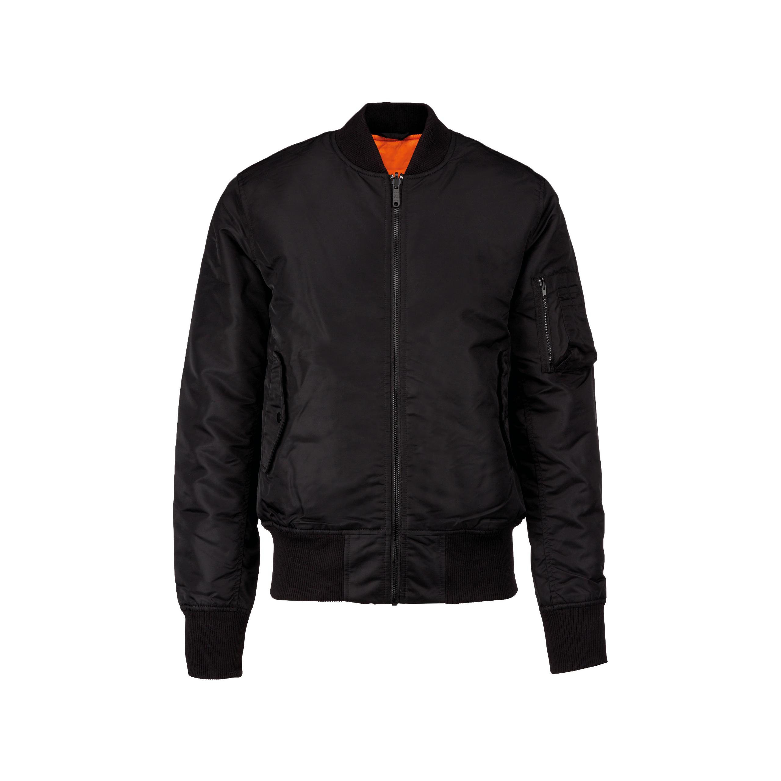 Kariban - Blouson bomber réversible - Black / Orange - S