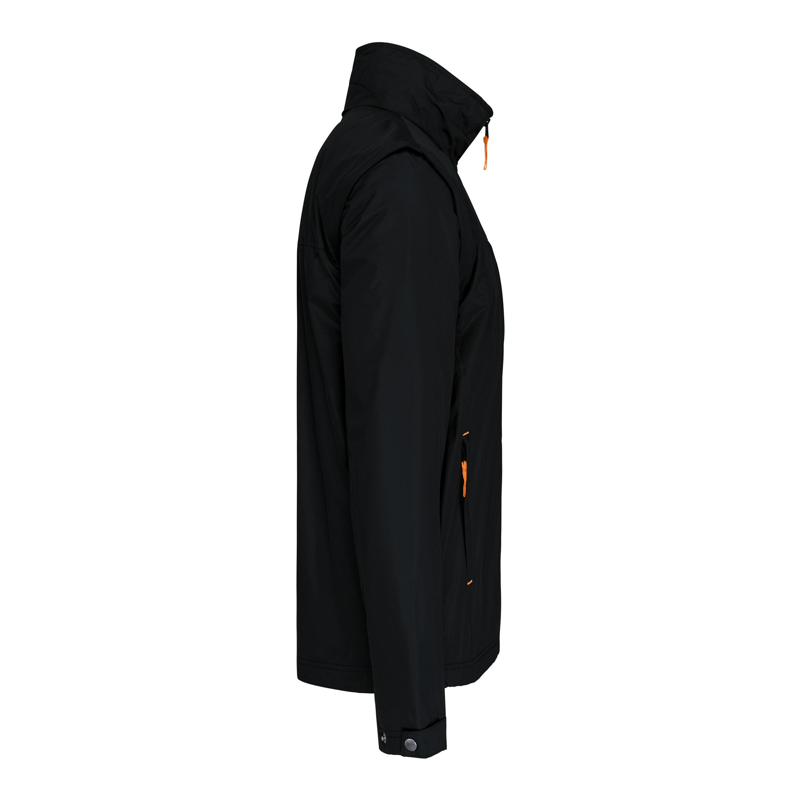 Kariban - Score > blouson manches amovibles - Black / Orange - S