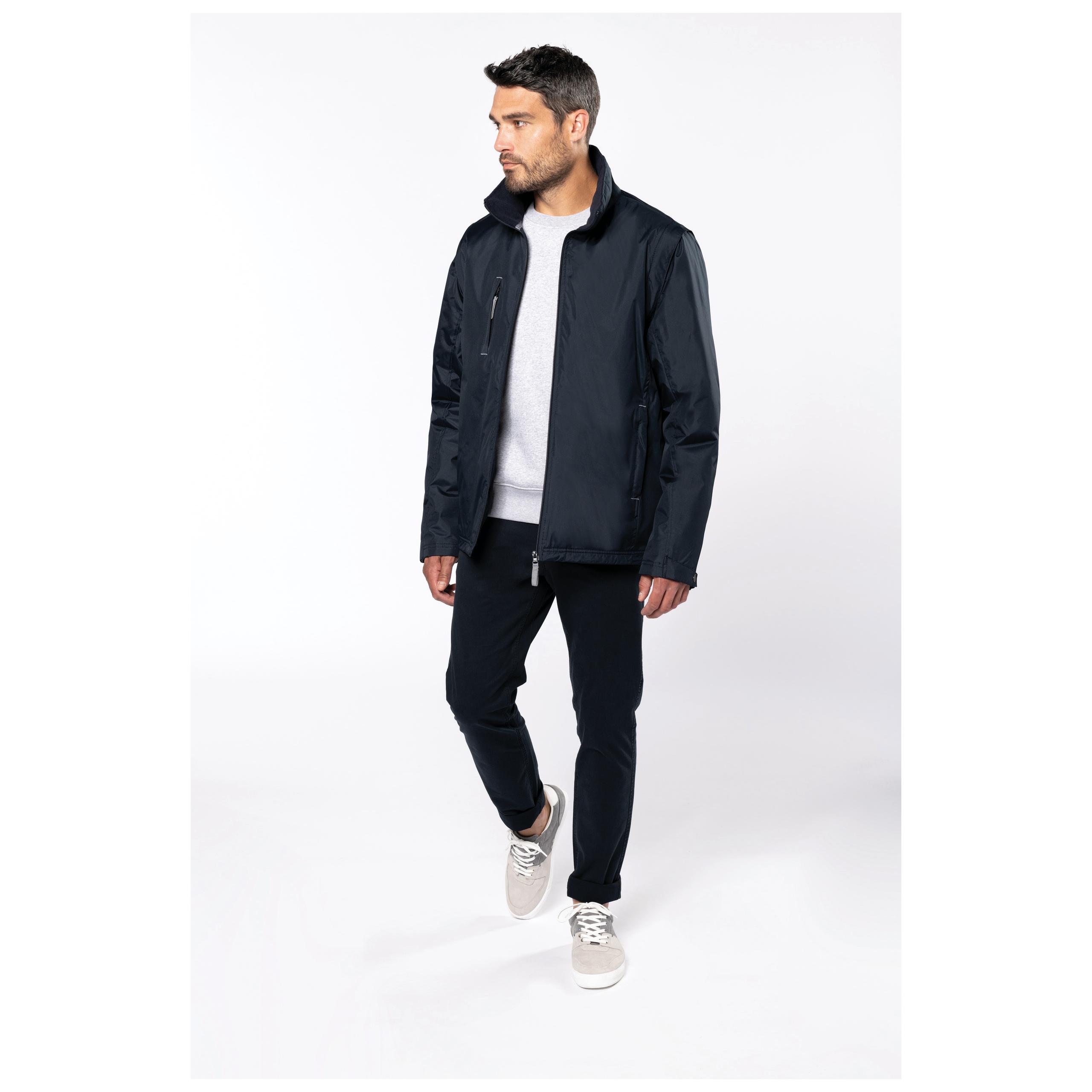 Kariban - Score > blouson manches amovibles - Black / Orange - S