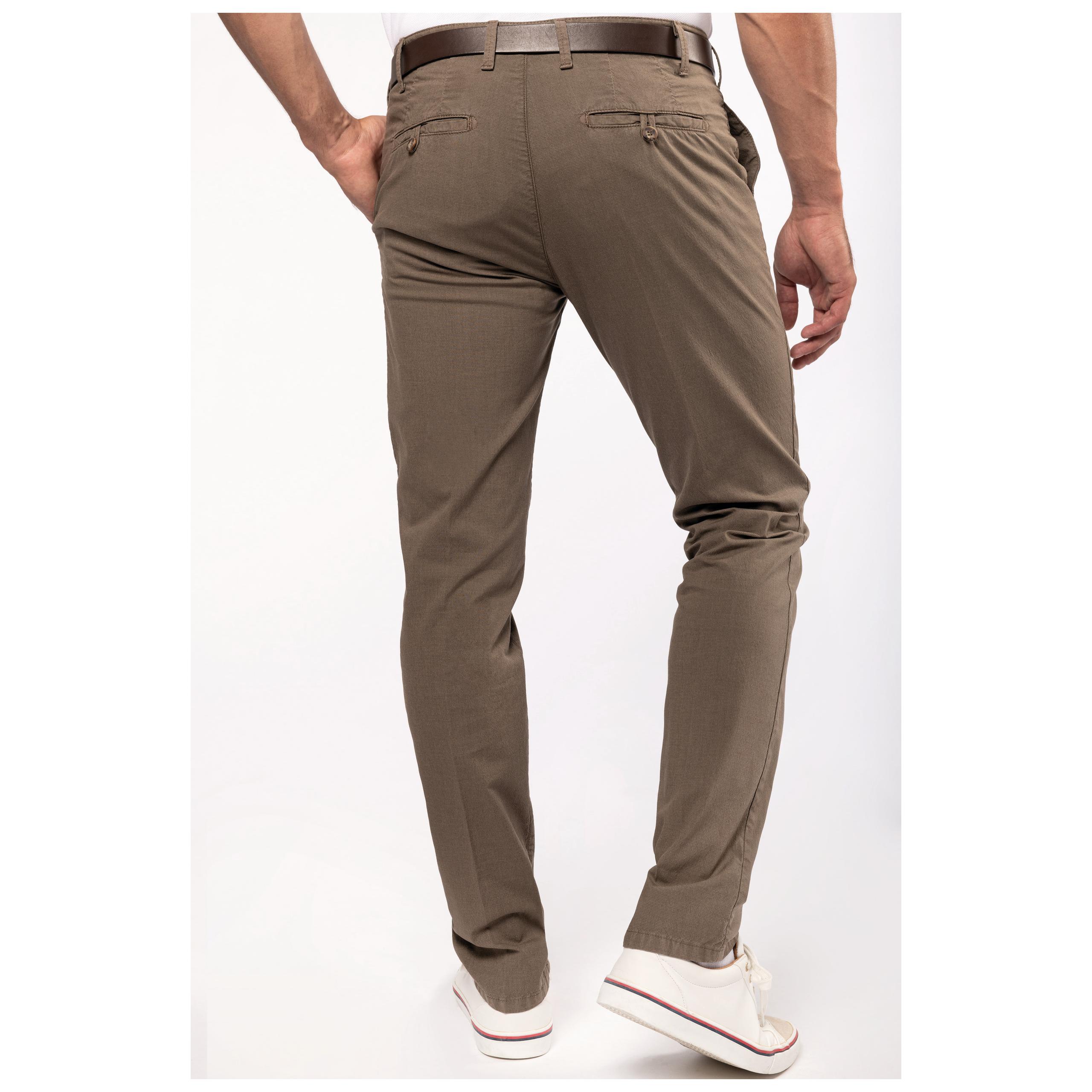 Kariban - Pantalon chino homme - Washed Brown - 36 FR