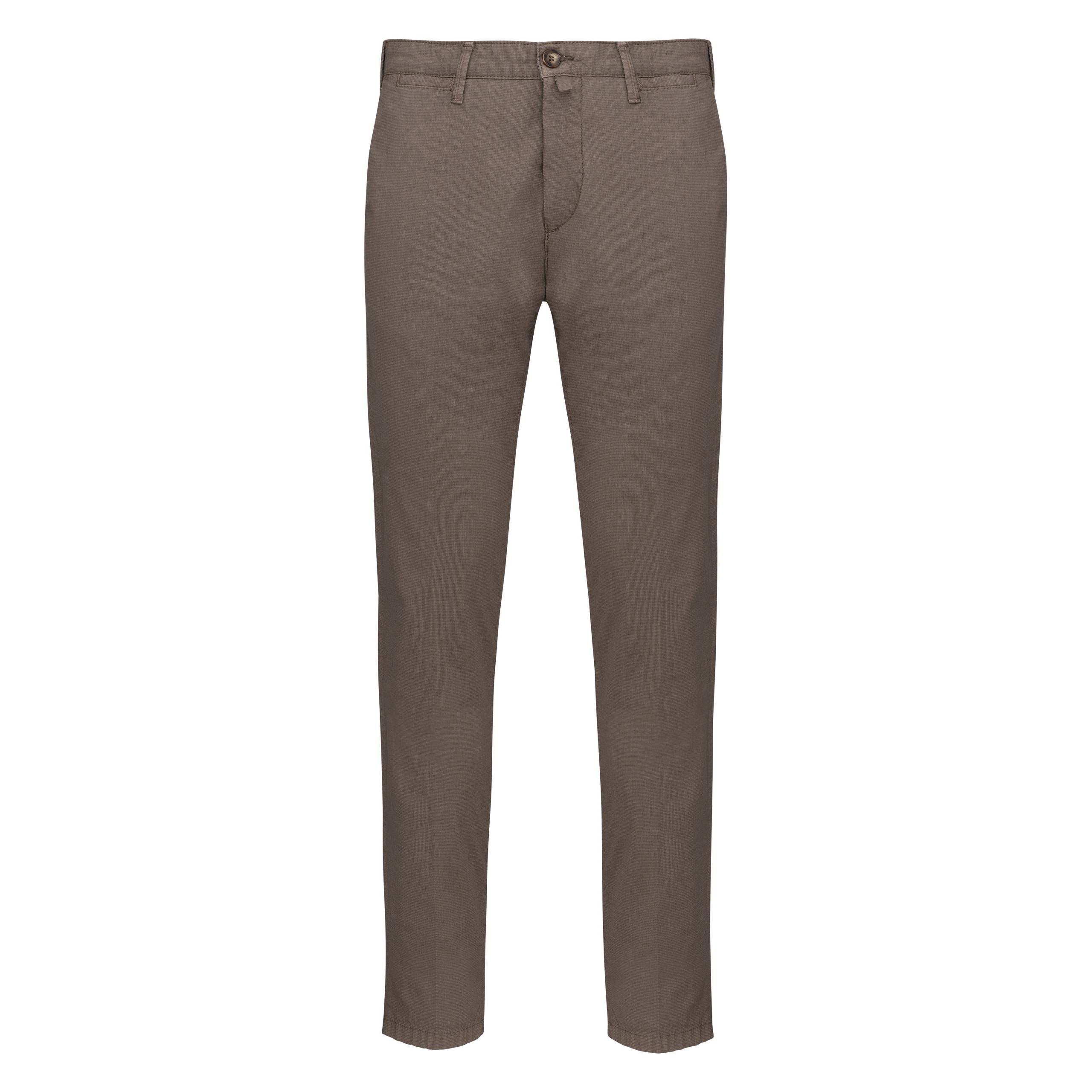 Kariban - Pantalon chino homme - Washed Brown - 36 FR