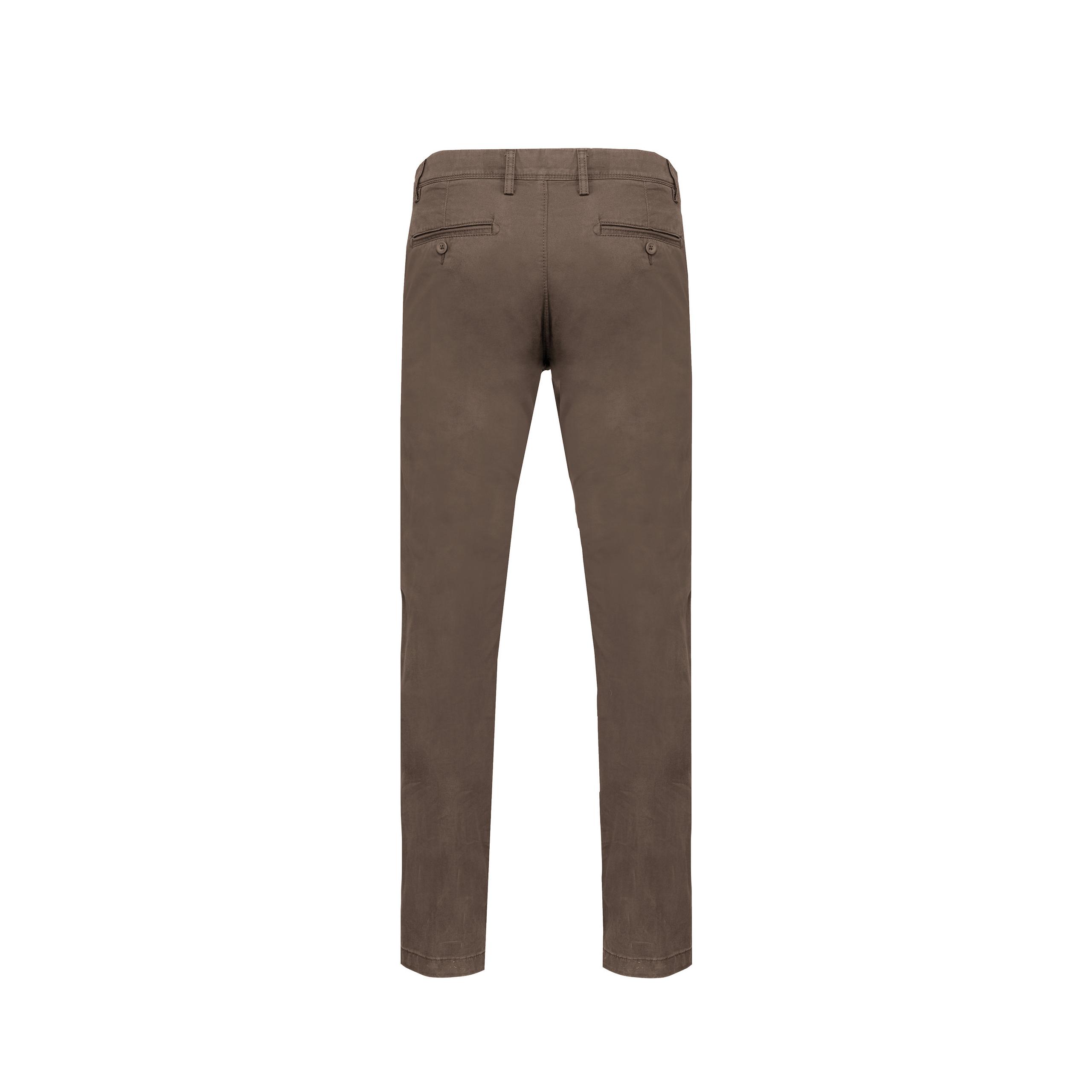 Kariban - Chino premium homme - Washed Bronze - 38 FR