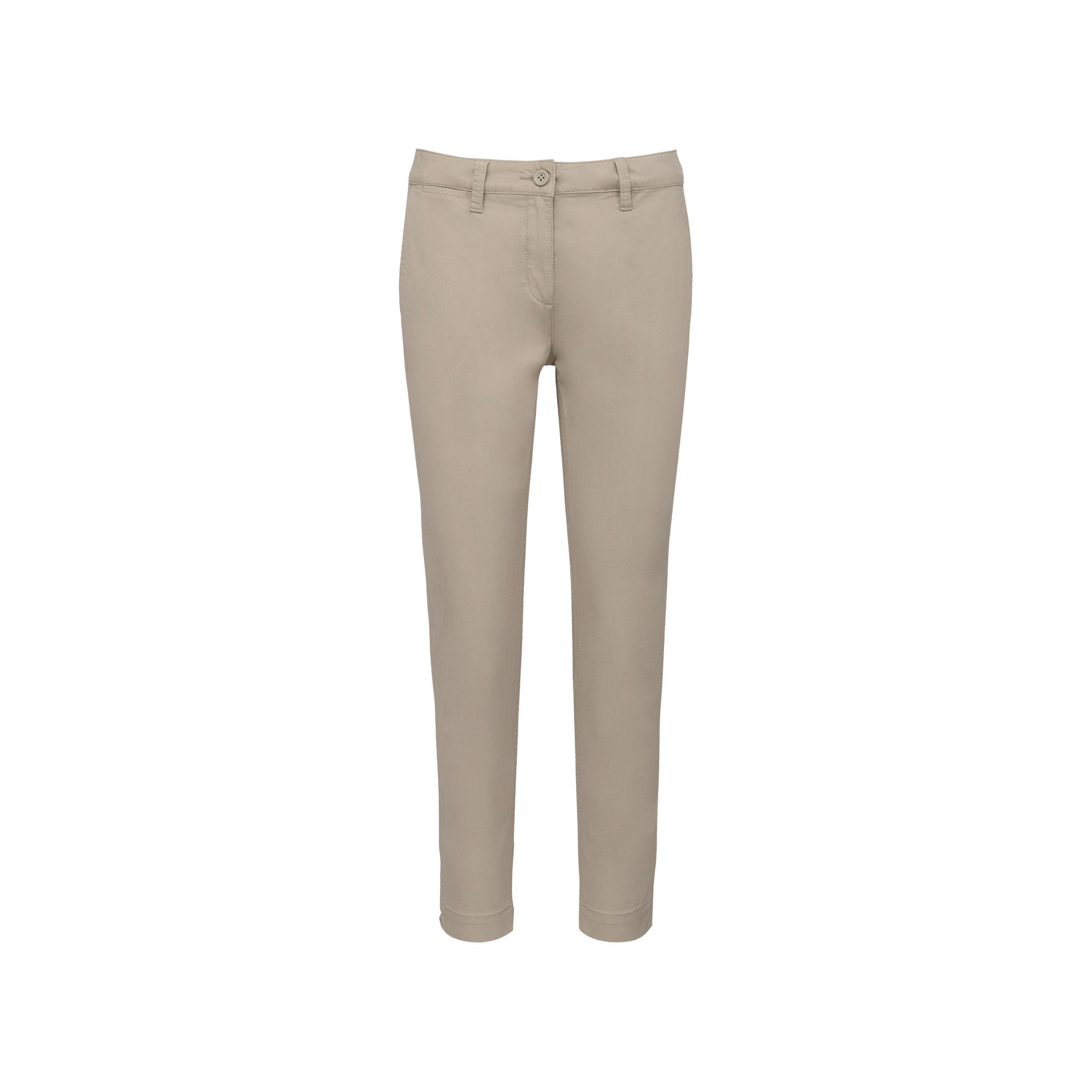 Kariban - Pantalon femme 7/8 - Beige - 34 FR