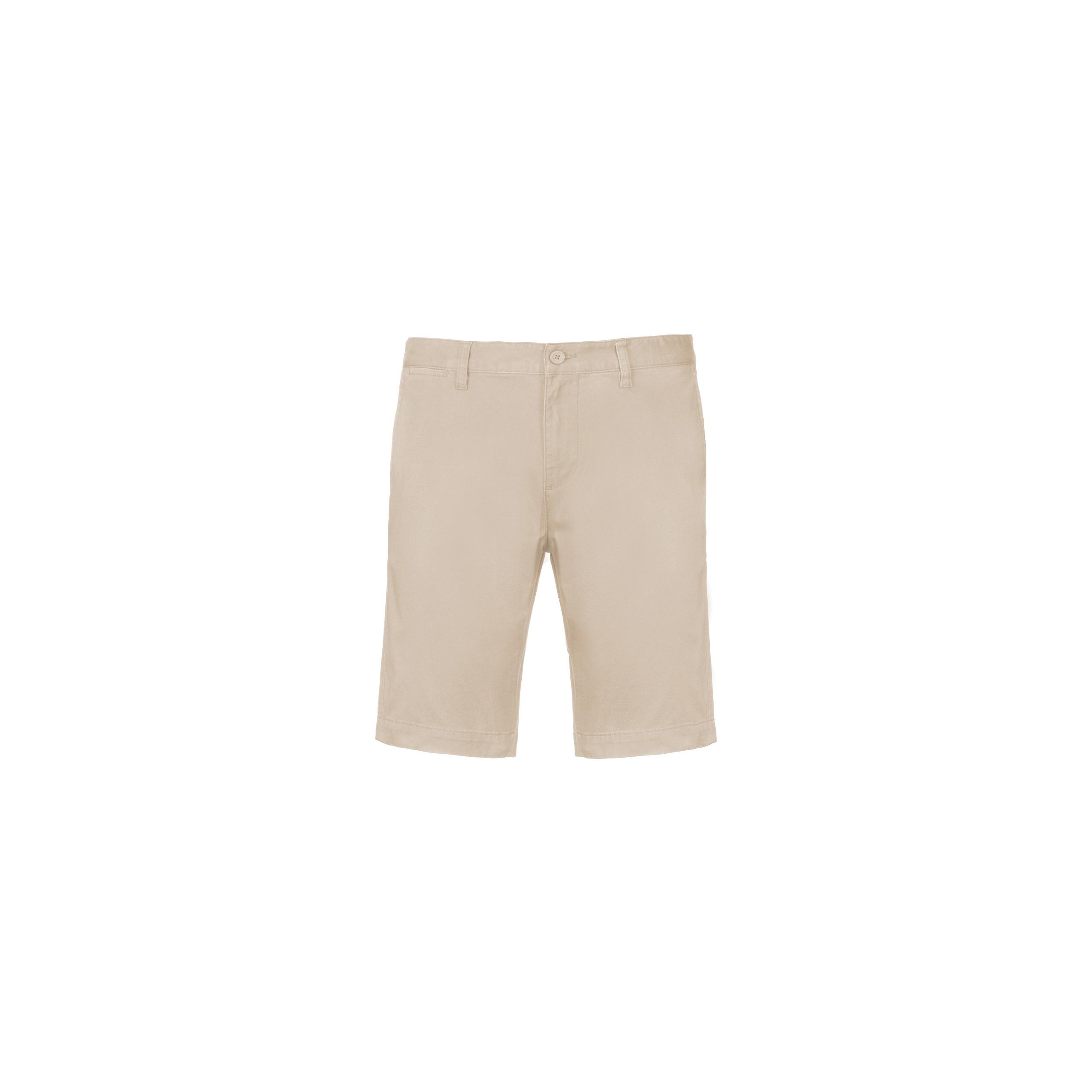 Kariban - Bermuda chino homme - Beige - 38 FR