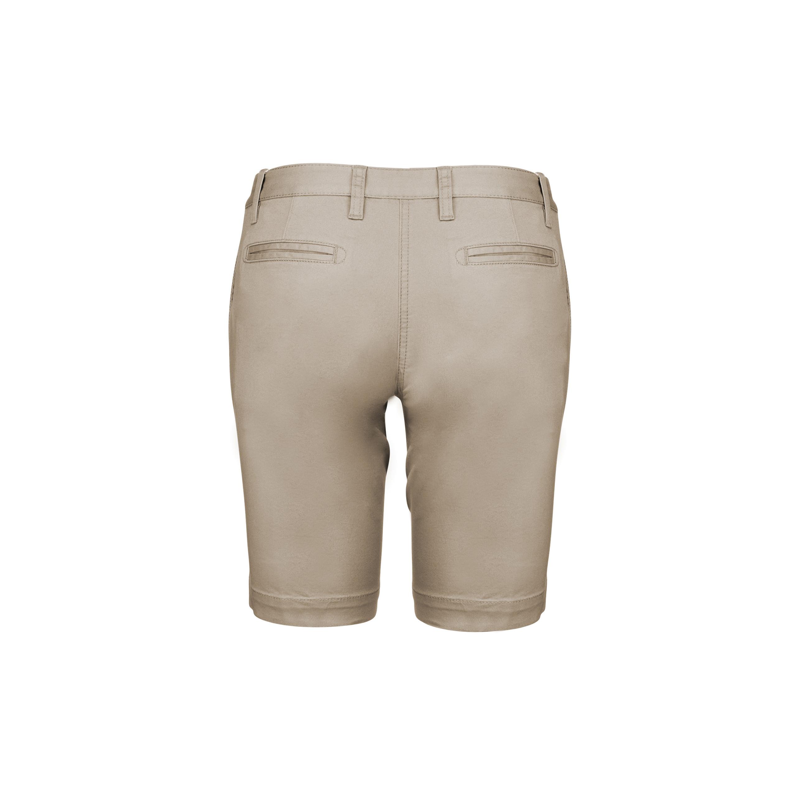 Kariban - Bermuda chino femme - Beige - 34 FR