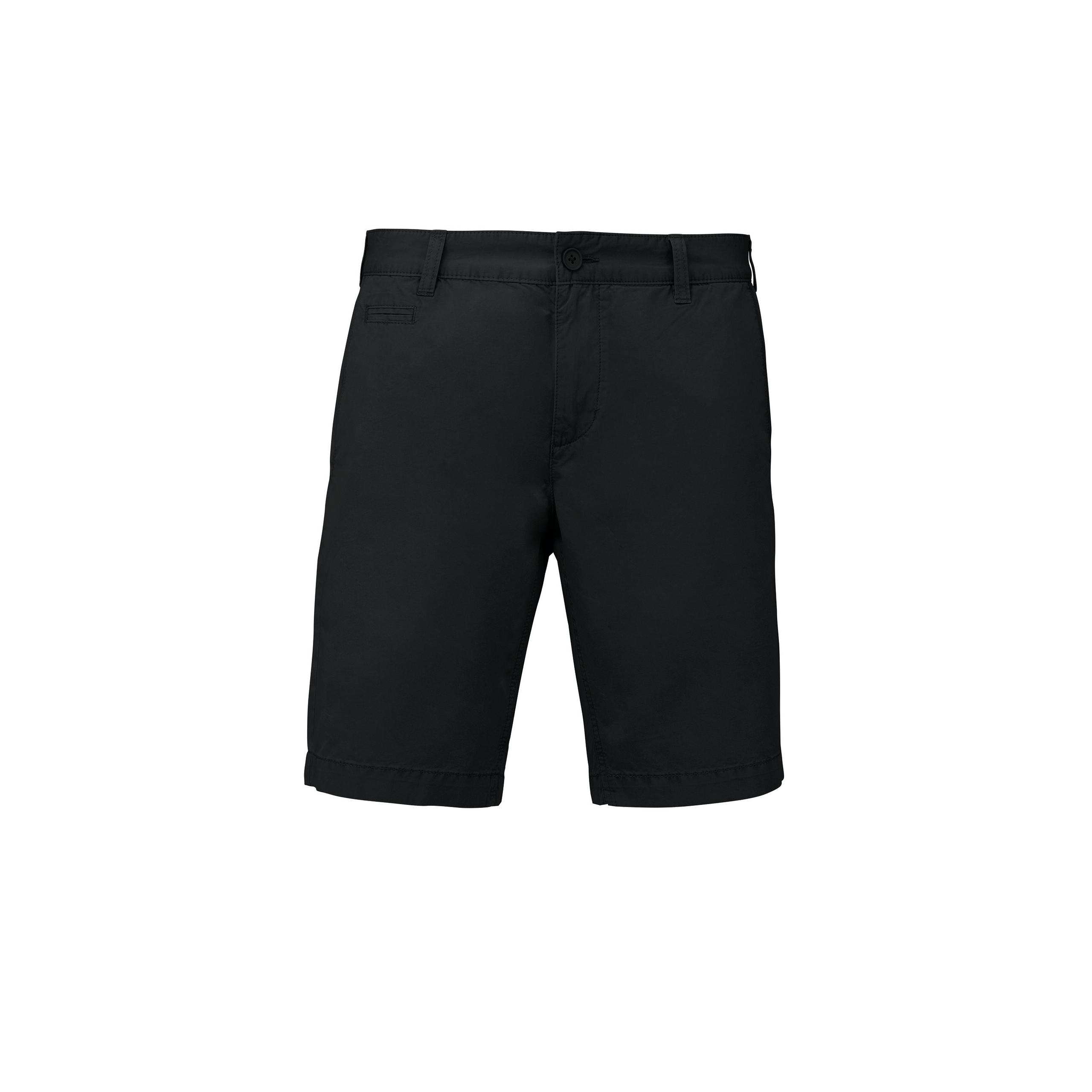 Kariban - Bermuda aspect délavé homme - Washed Charcoal - 38 FR