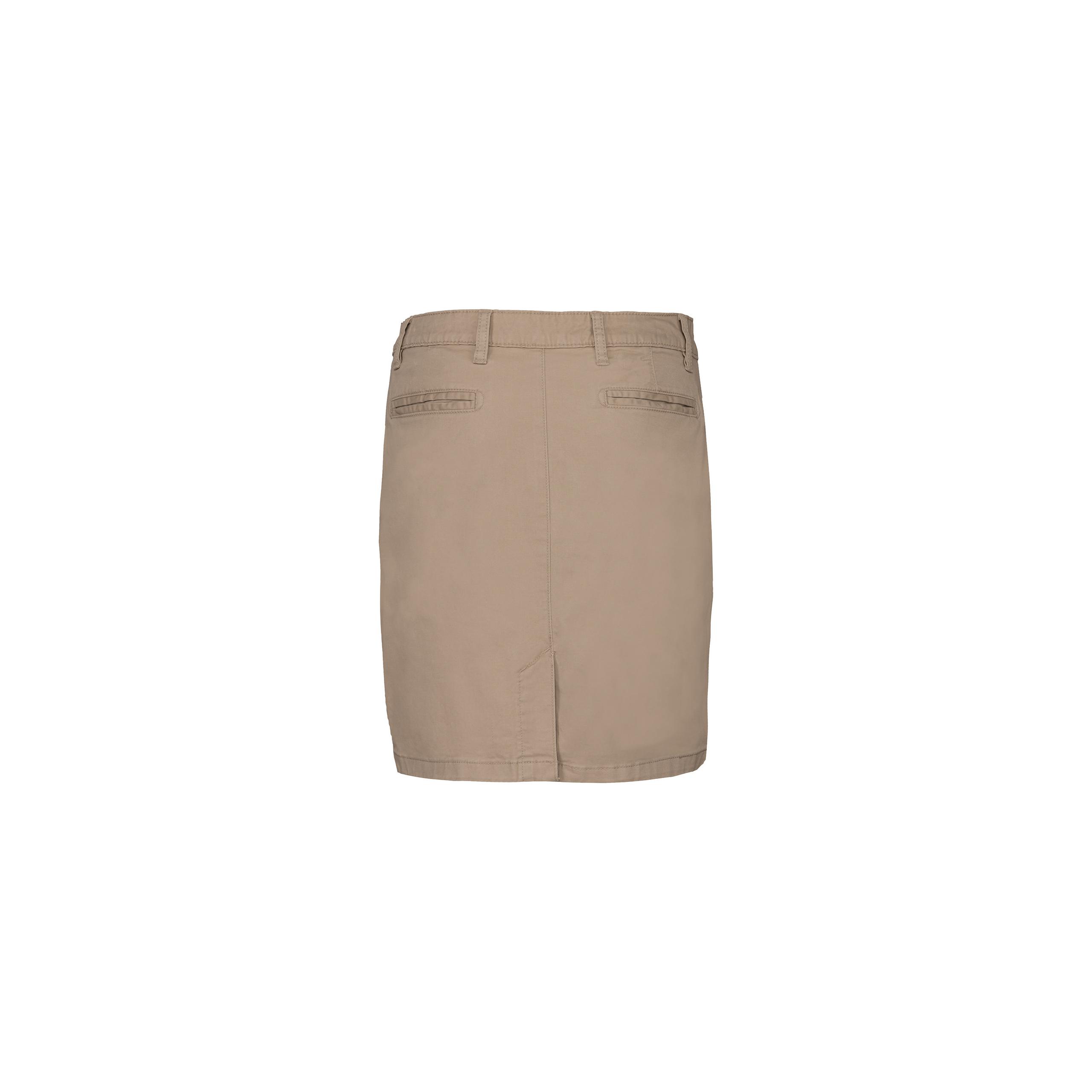 Kariban - Jupe chino - Washed beige - 34 FR