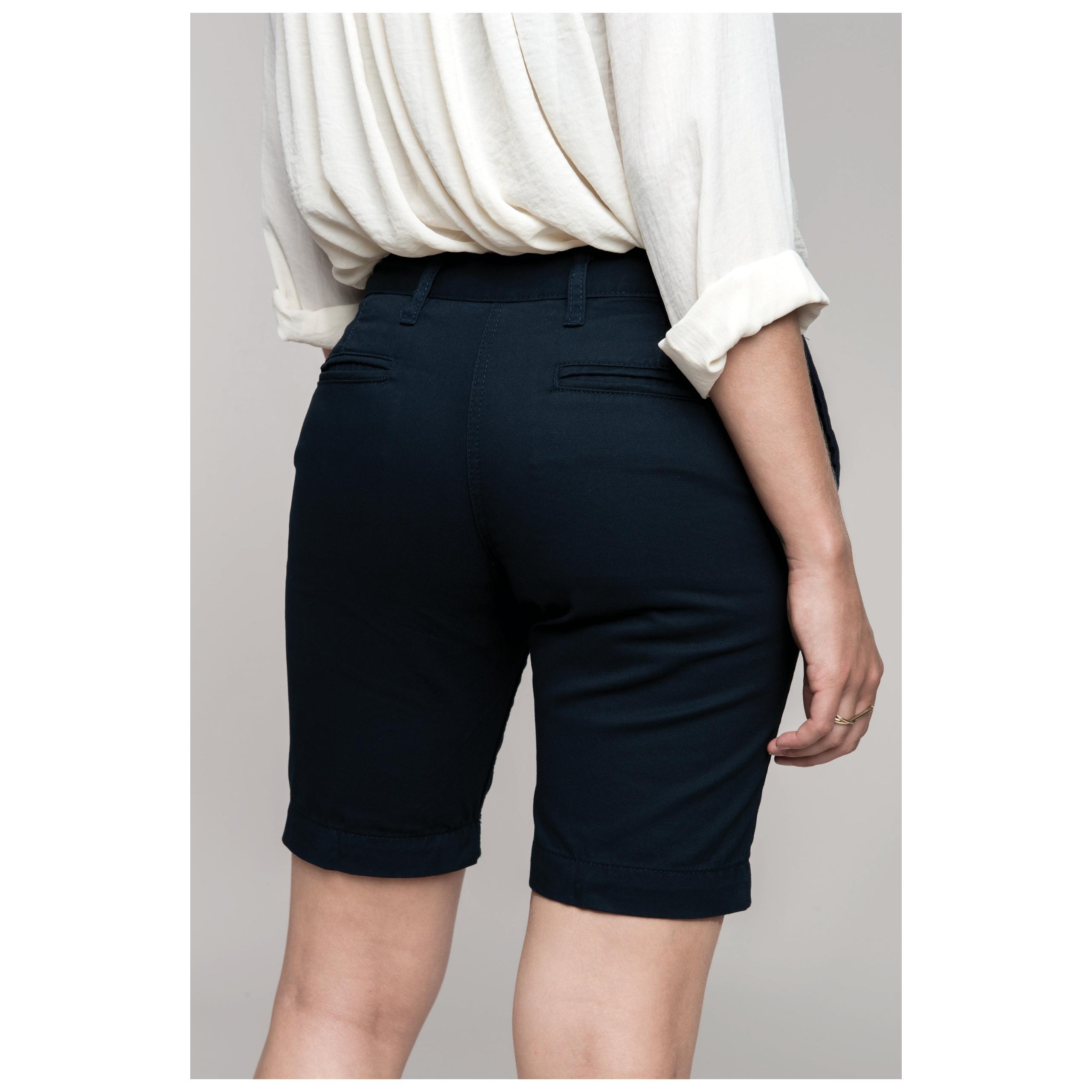 Kariban - Bermuda chino femme - Dark Navy - 38 FR