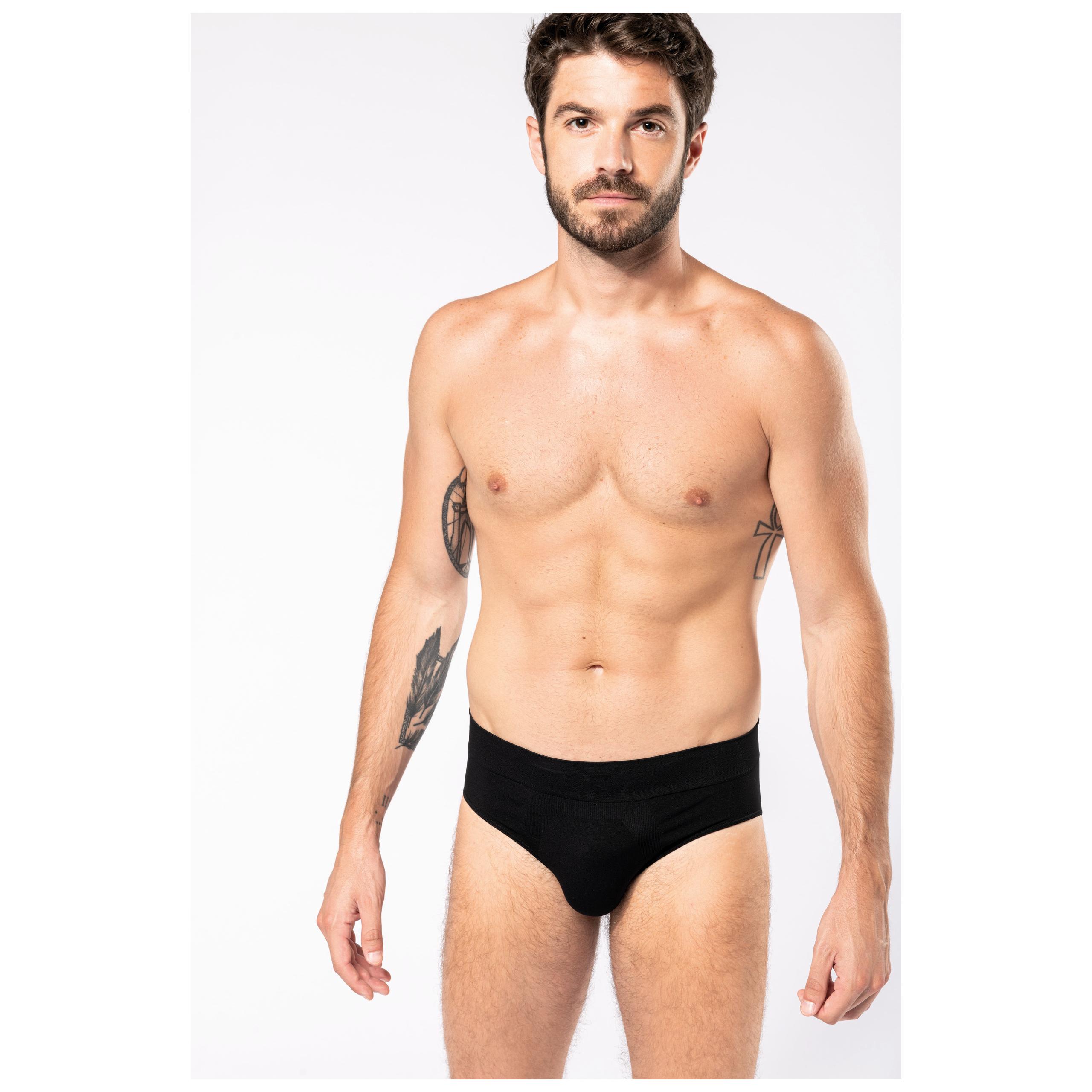 Kariban - Slip écoresponsable sans couture homme - Black - XXL/3XL