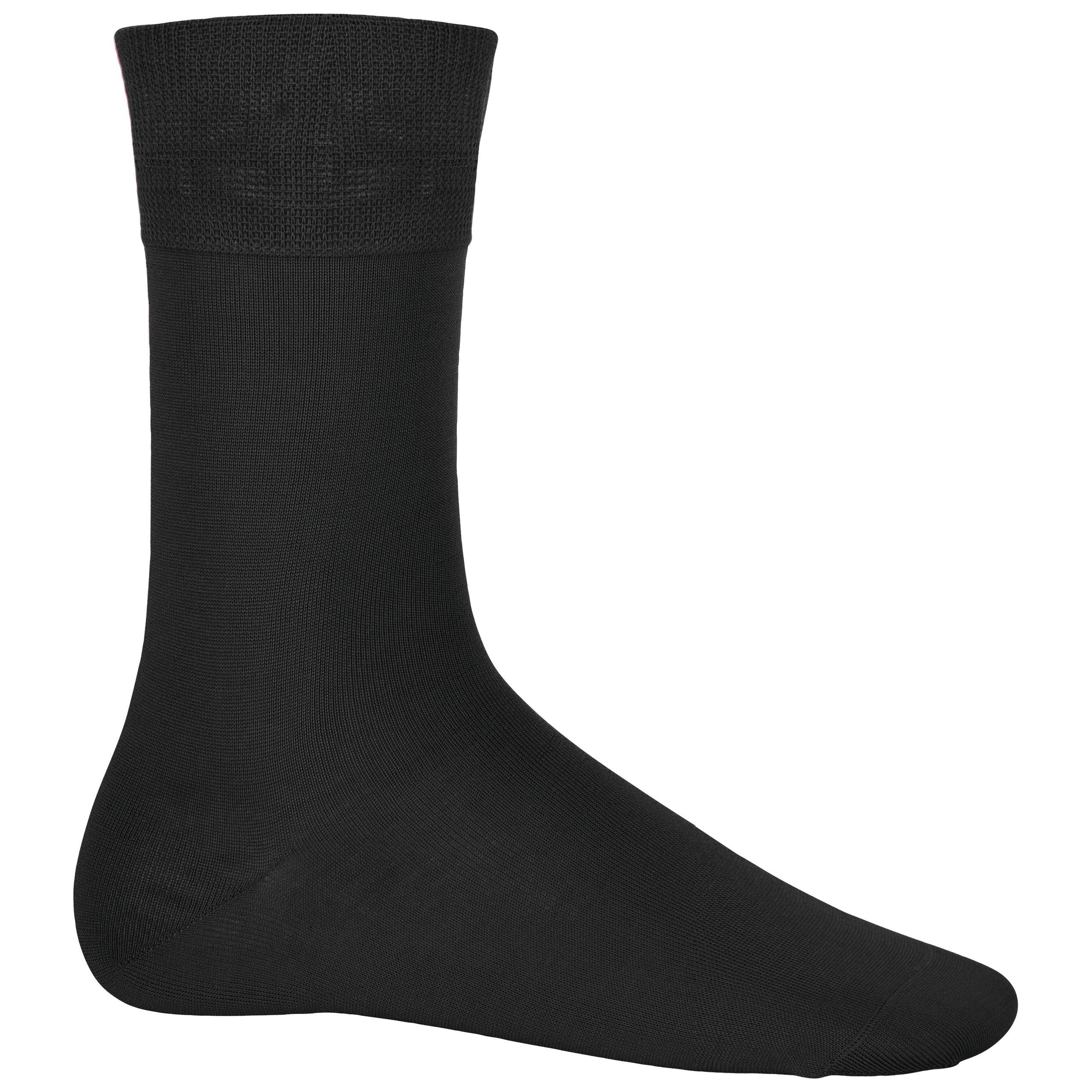 Kariban - Chaussettes de ville coton - Black - 39/42 EU