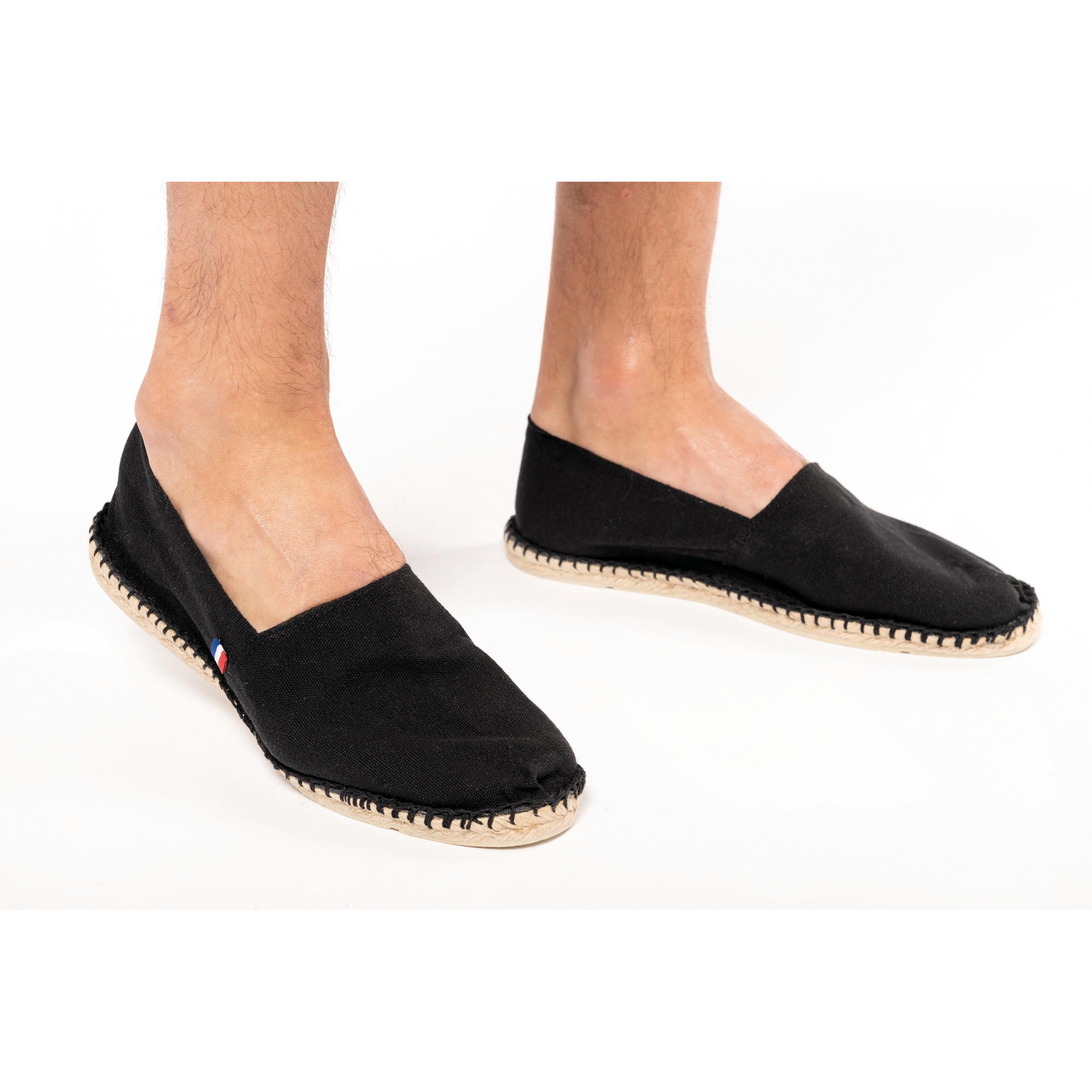 Kariban - Espadrilles unisexe Made in France - Black - 41 EU