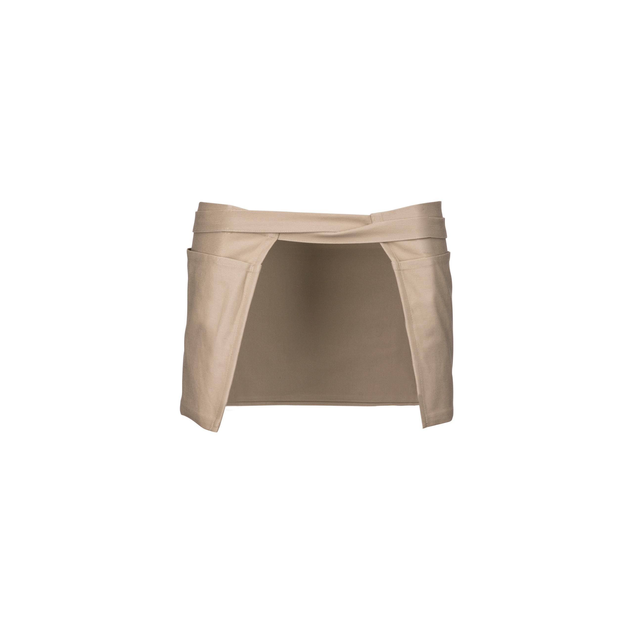 Kariban - Tablier coton court - Beige - One Size