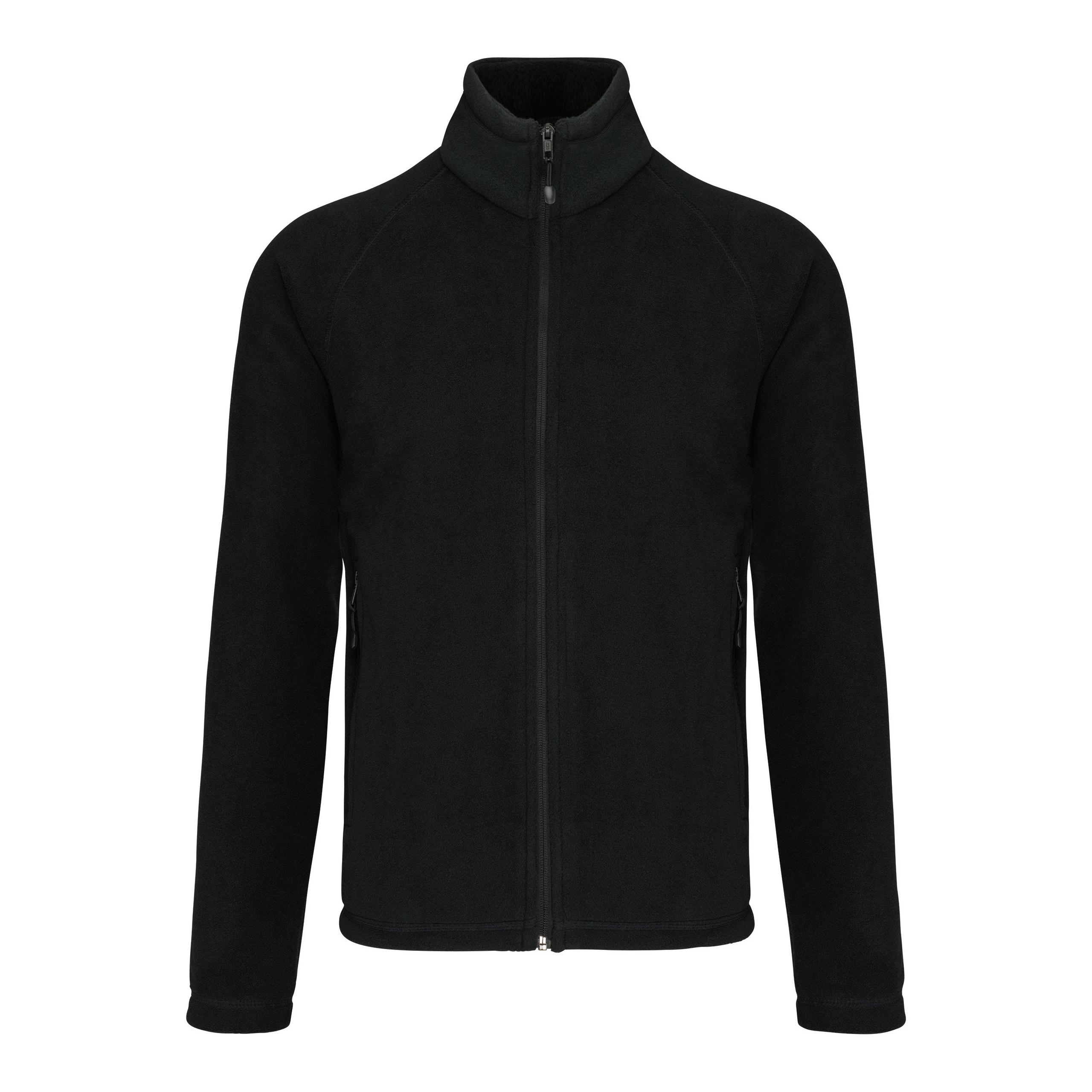 Kariban - Marco > veste micropolaire zippée lourde - Black - S