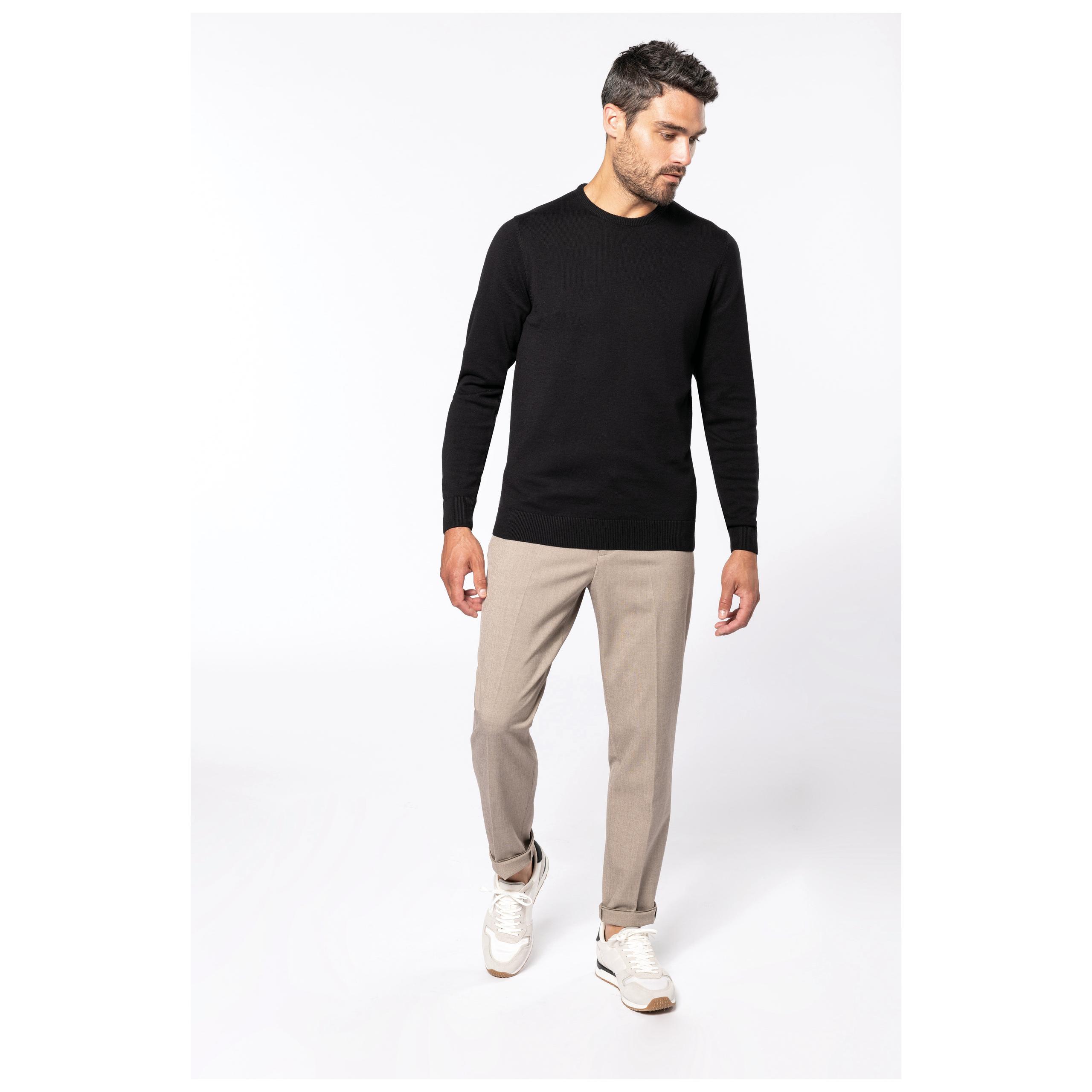 Kariban - Pull col rond - Black - S