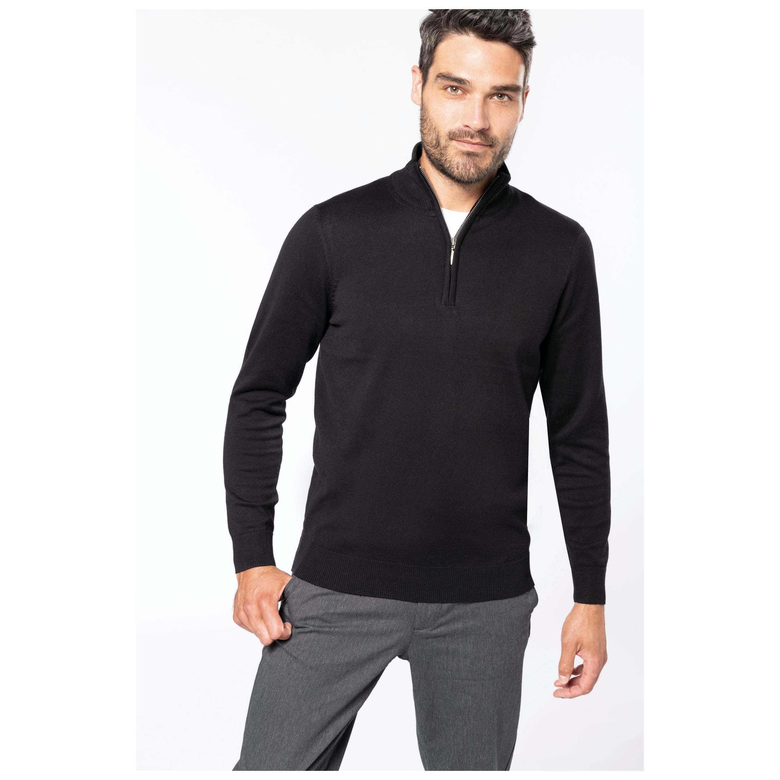 Kariban - Pull 1/4 zip - Black - S