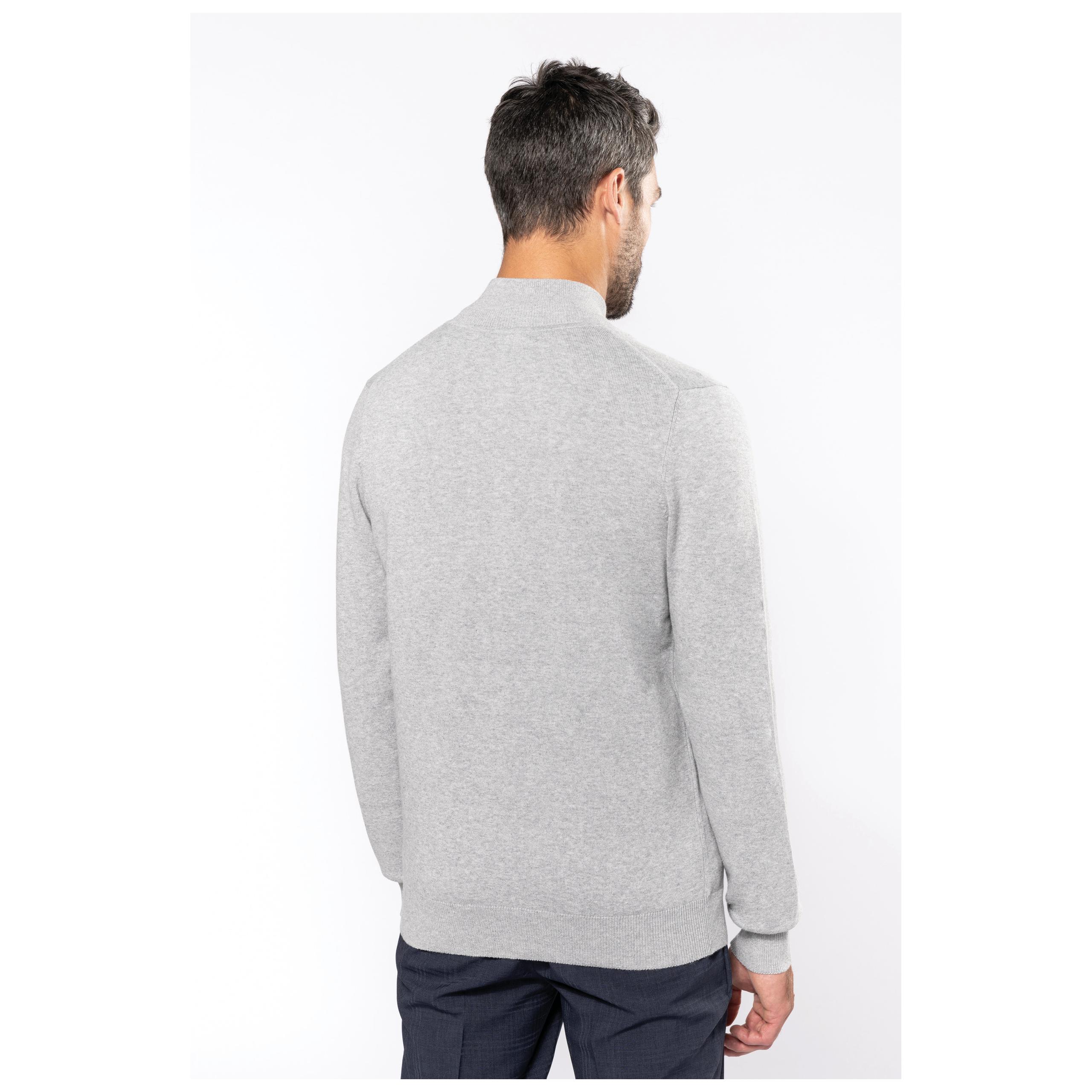 Kariban - Cardigan premium zippé - Light grey heather - XS