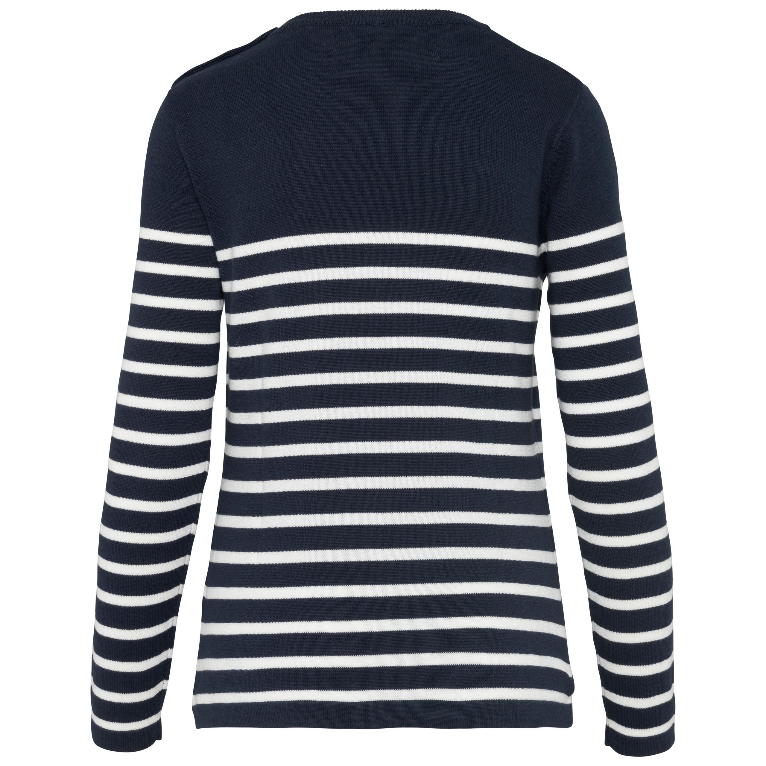 Kariban - Pull marin femme - Striped Navy / Off White - XS