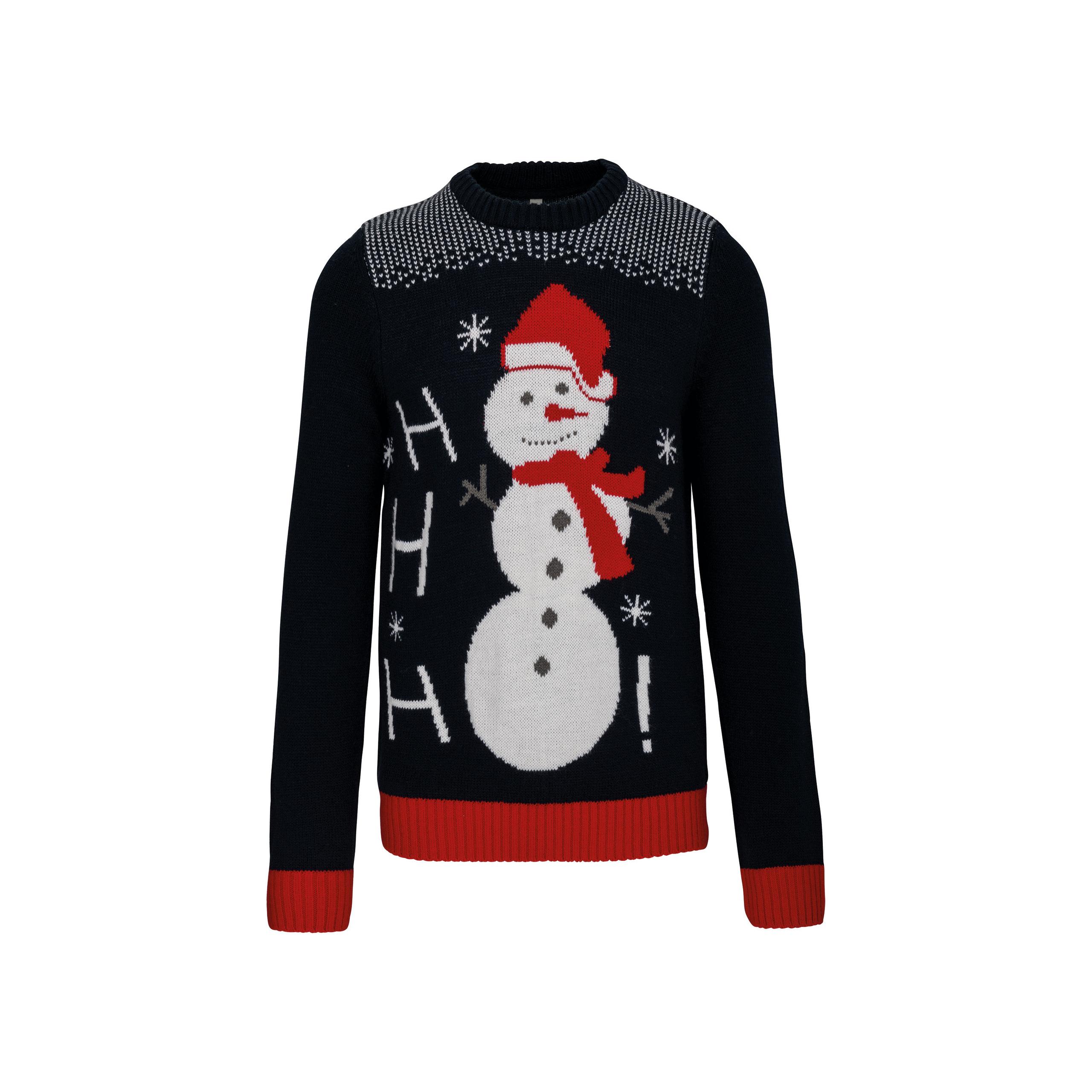 Kariban - Pullover Ho Ho Ho Enfant - Night Navy - 4/6 ans