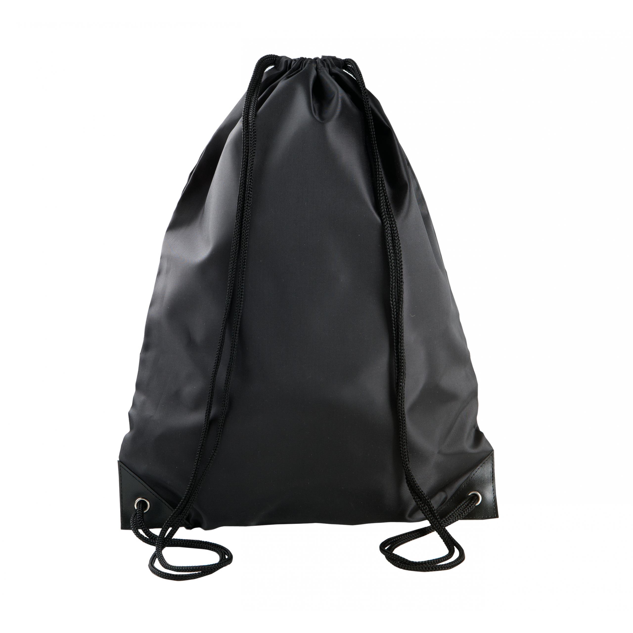 Kimood - Sac à dos avec cordelettes - Black - One Size