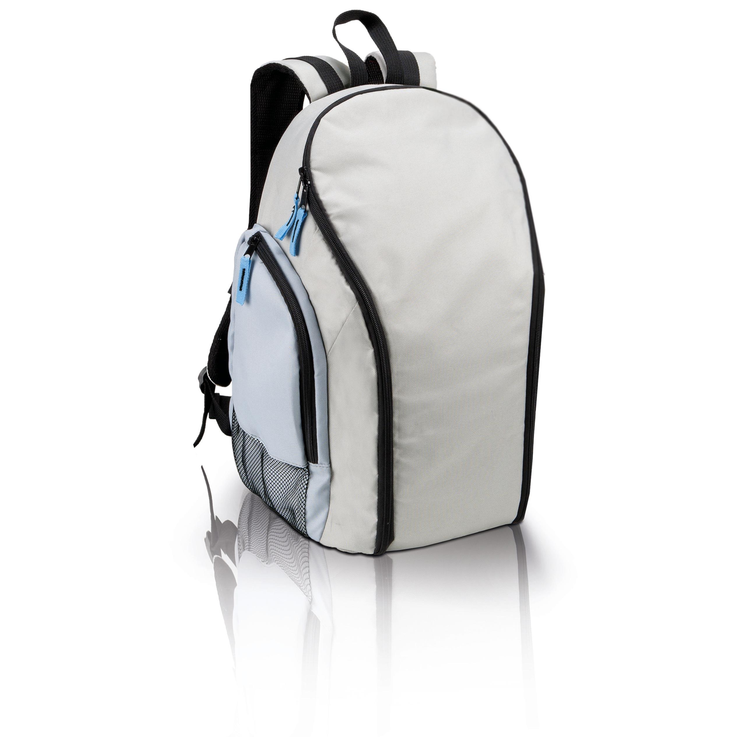 Kimood - Sac à dos isotherme - Light Grey / Sky Blue - One Size