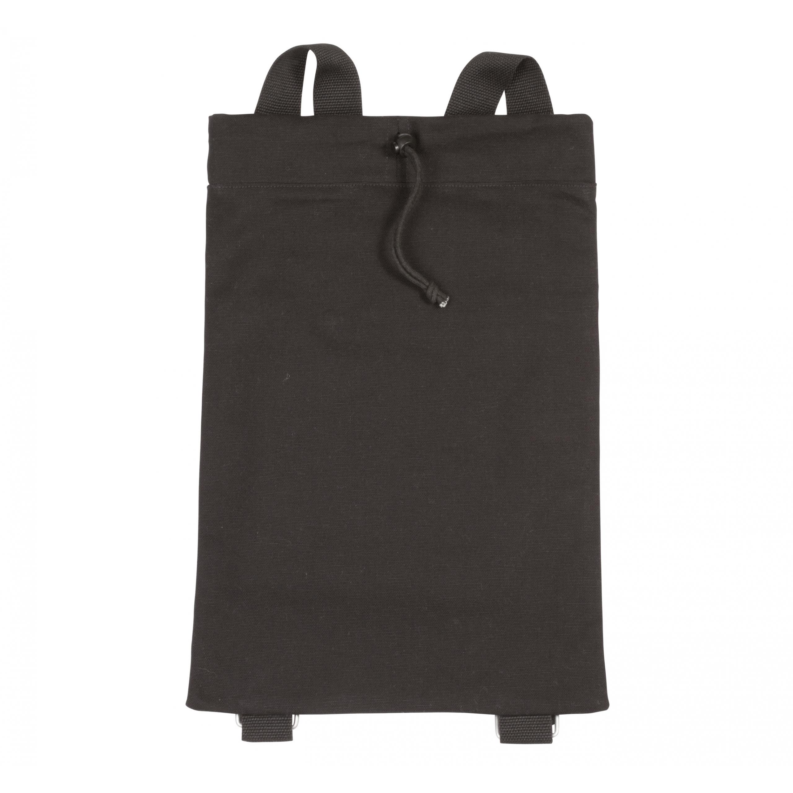 Kimood - Sac à dos en coton canvas - Black - One Size