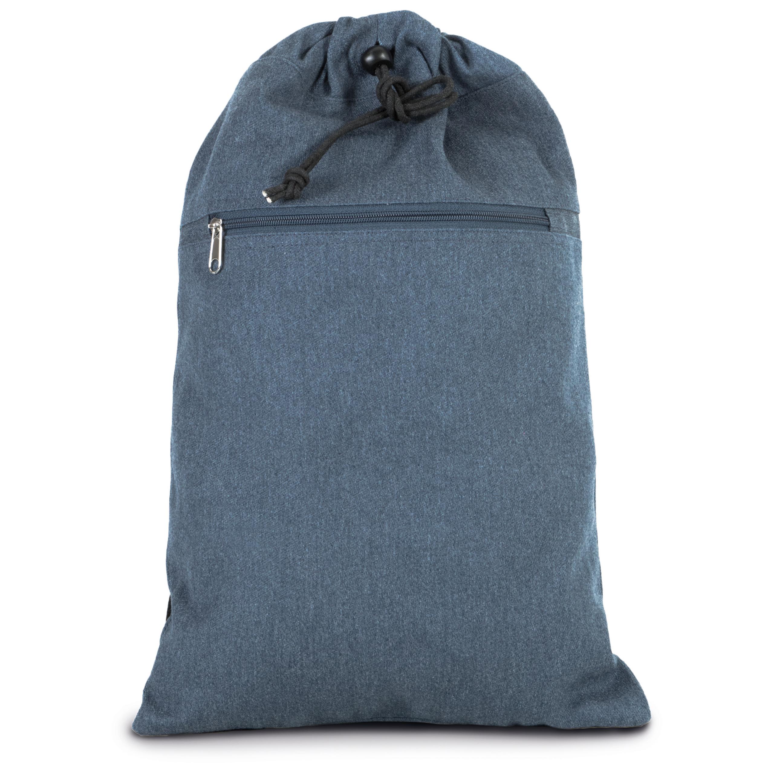 Kimood - Sac à dos polycoton - Iris Blue Heather - One Size