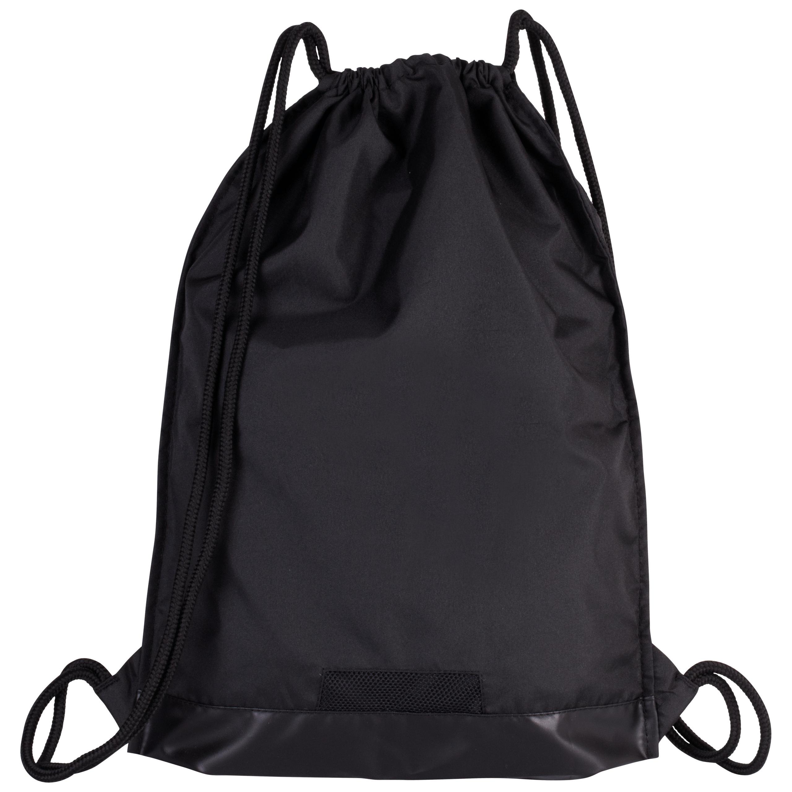 Kimood - Sac à dos avec cordelettes et poche zippée - Black - One Size