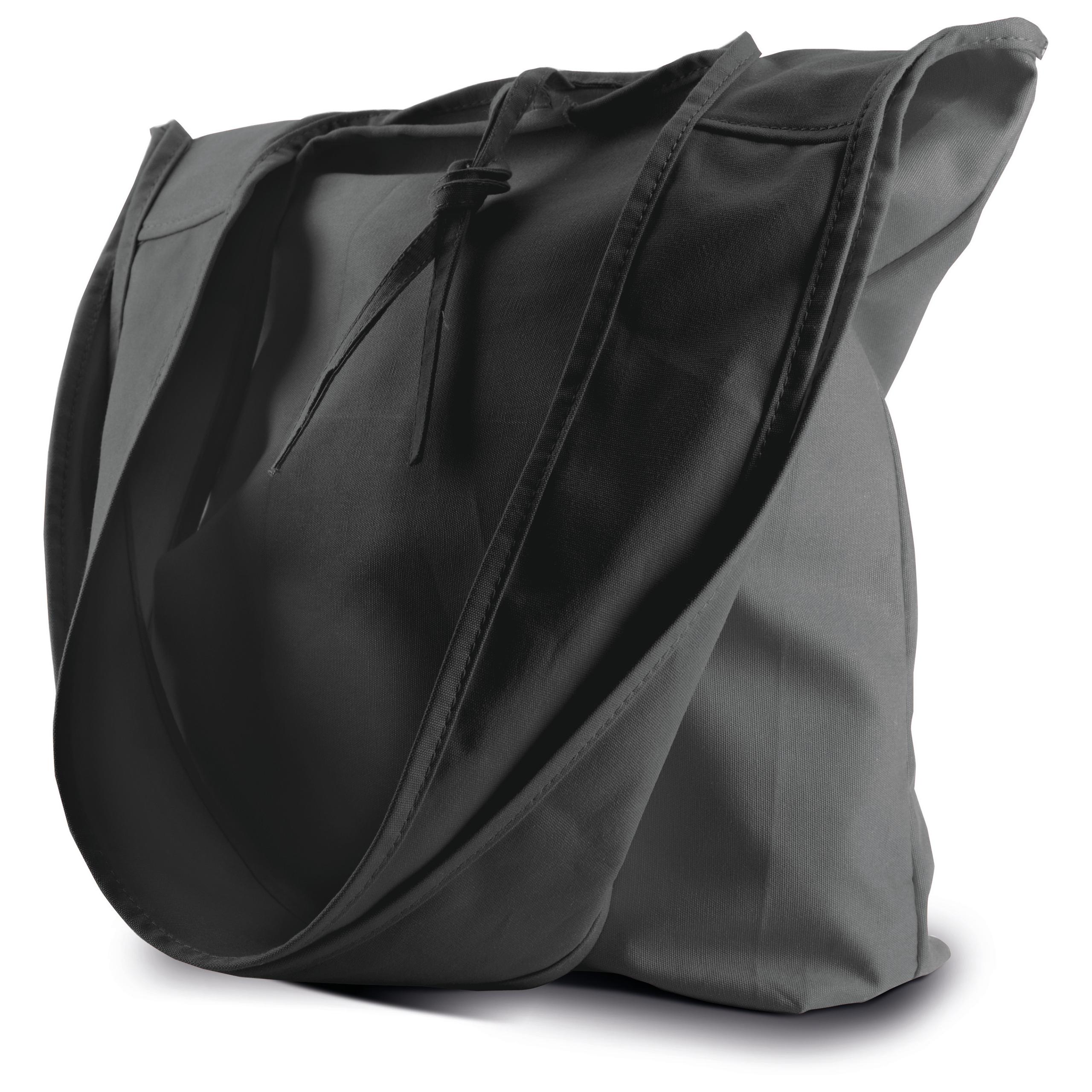 Kimood - Sac shopping canvas - Black - One Size