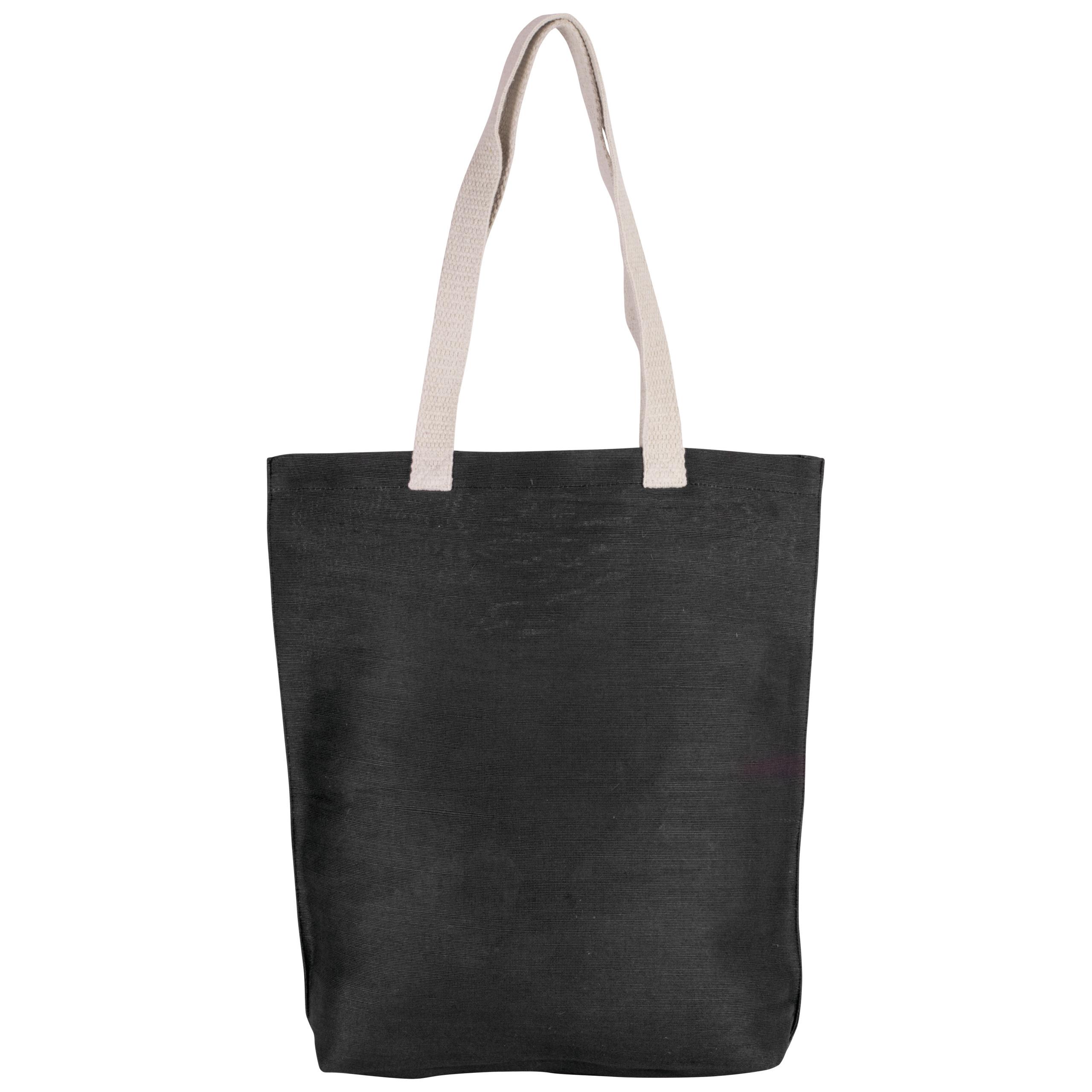 Kimood - Sac shopping en juco - Black - One Size