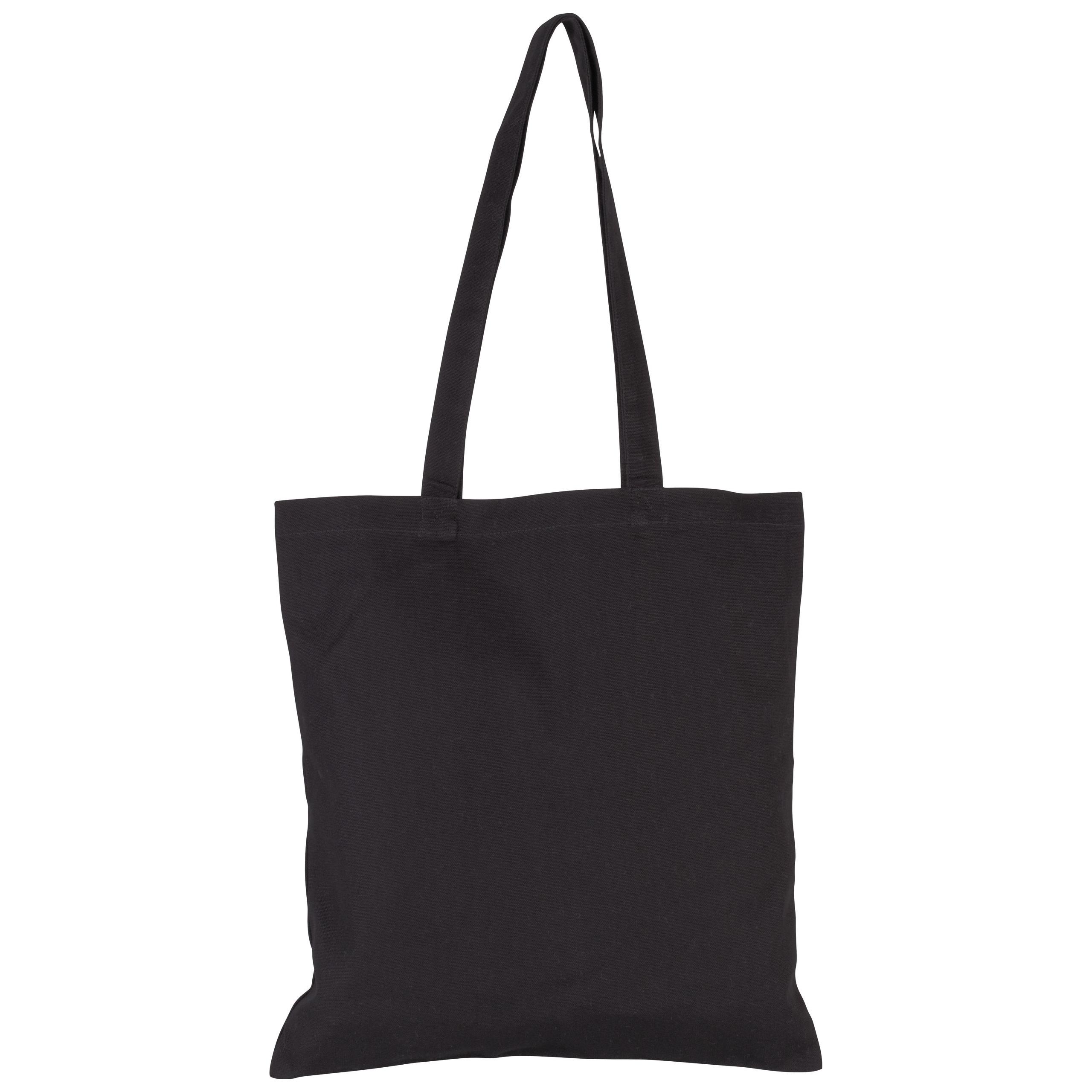 Kimood - Sac shopping en coton canvas - Black - One Size