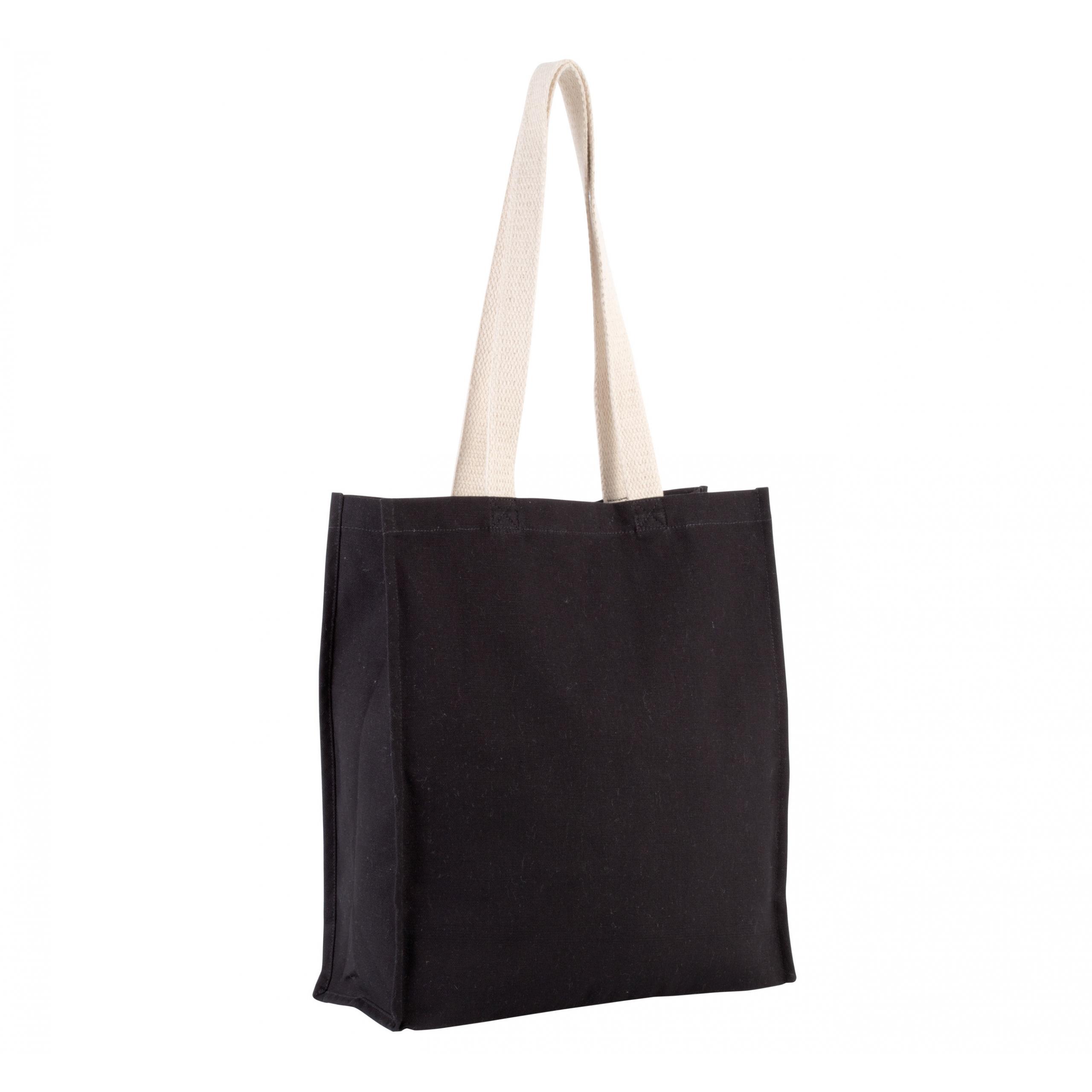 Kimood - Sac cabas avec soufflet - Black - One Size