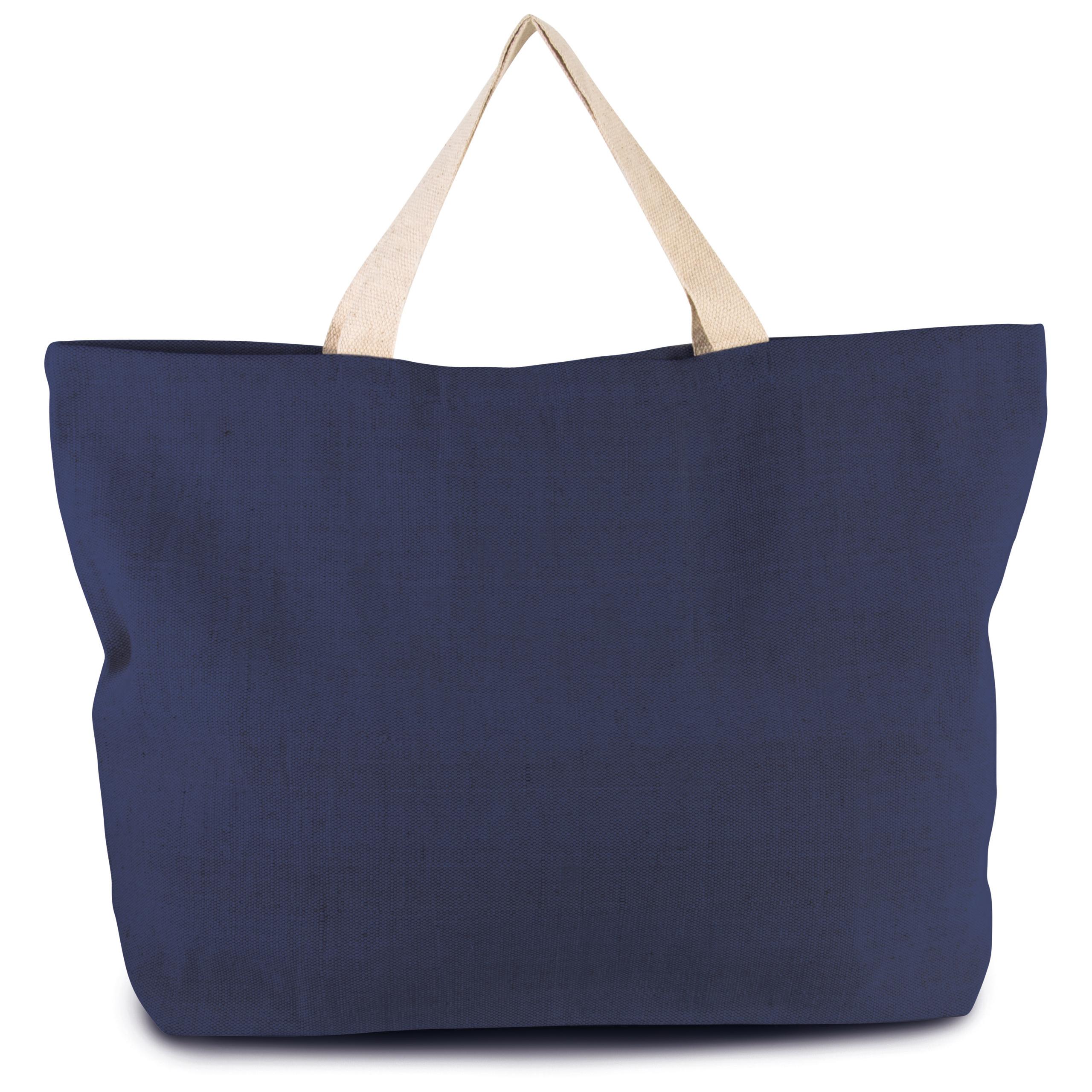 Kimood - Grand sac de shopping fourre-tout esprit rustique - Patriot Blue - One Size