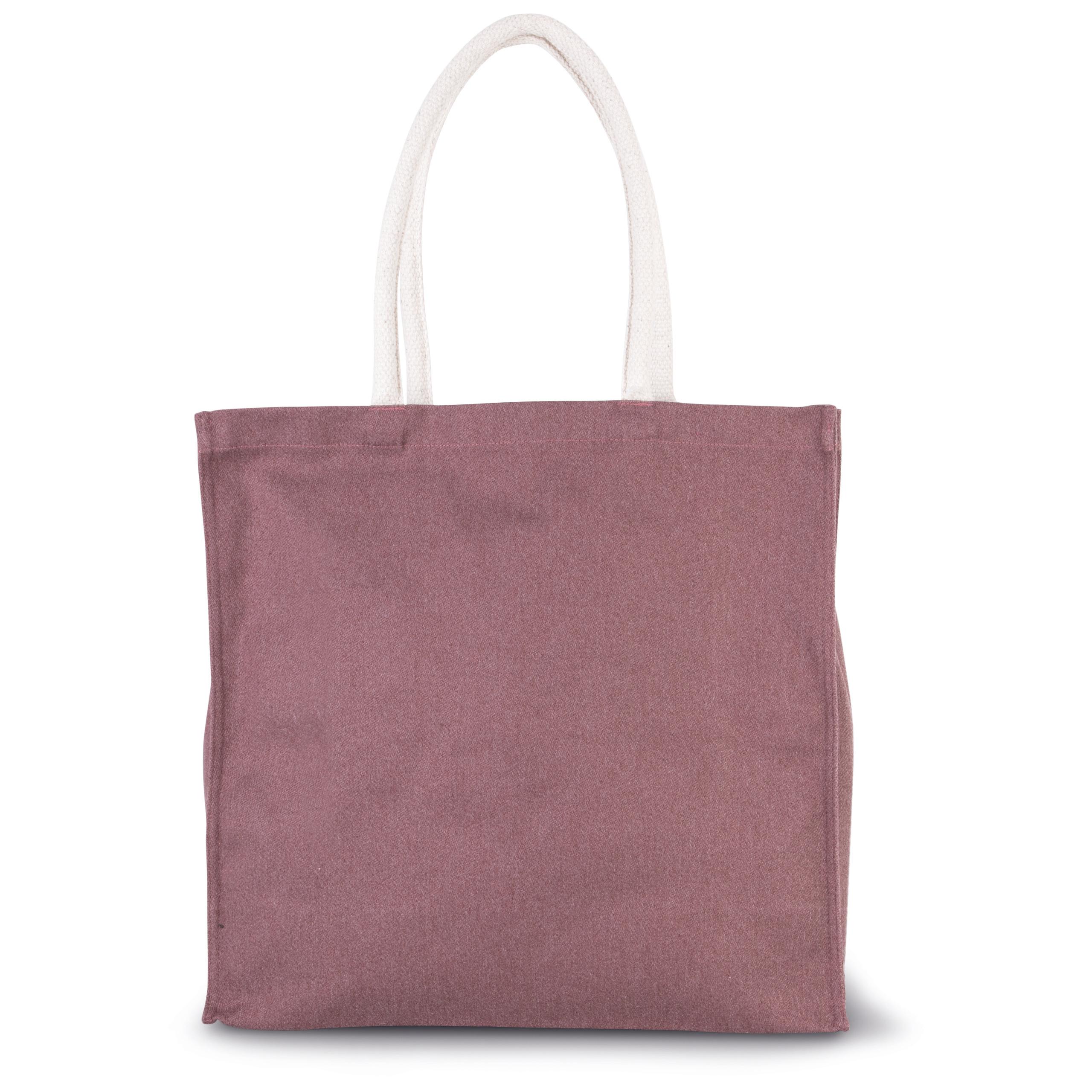 Kimood - Grand sac shopping en polycoton - Iris Blue Heather - One Size