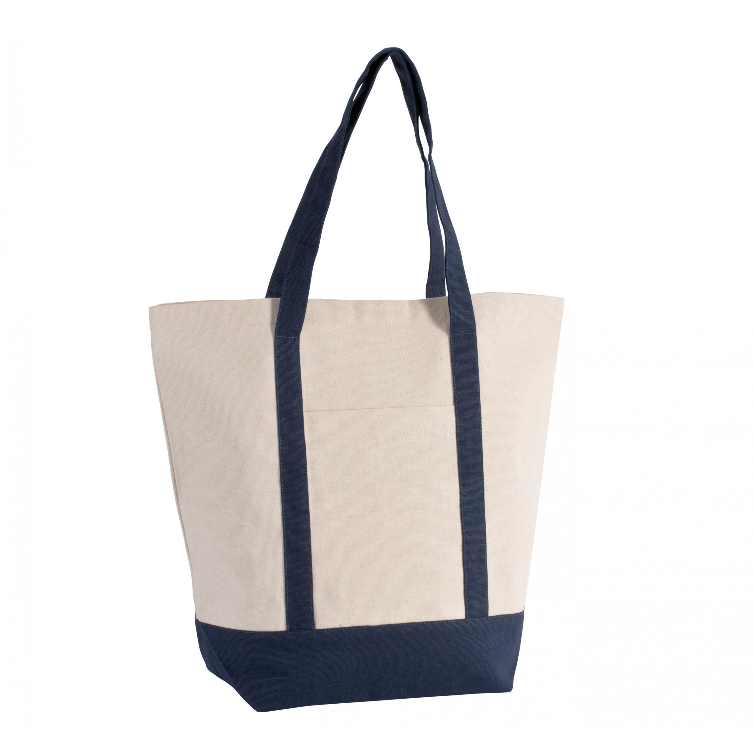 Kimood - Sac cabas marin - Natural / Navy - One Size