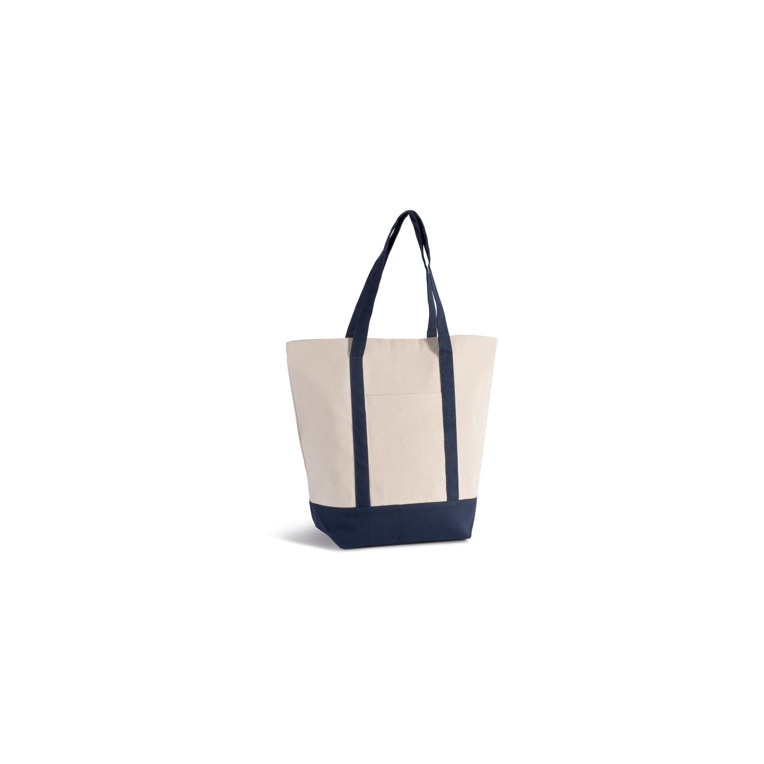 Kimood - Sac cabas marin - Natural / Navy - One Size