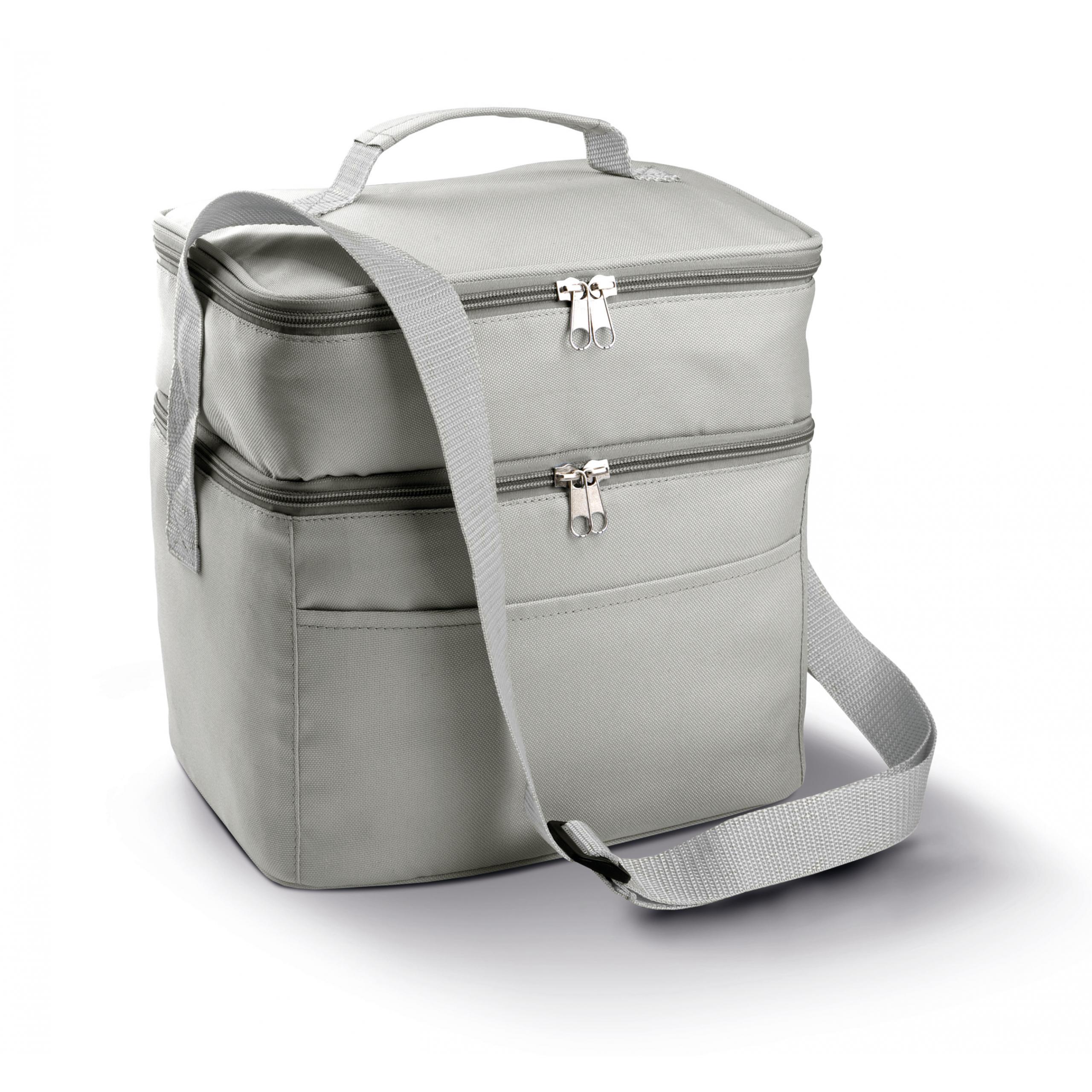 Kimood - Sac isotherme double compartiment - Light Grey - One Size