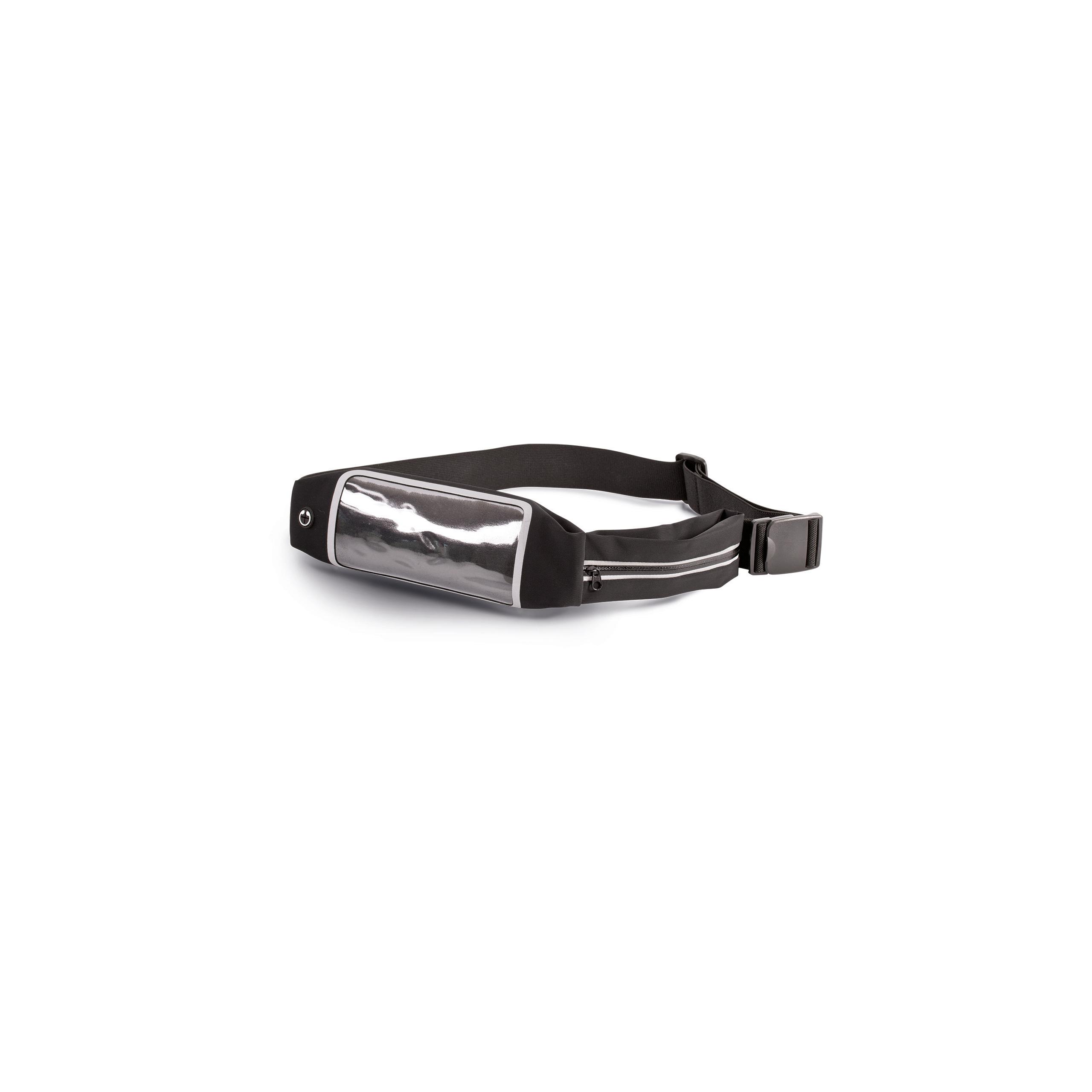 Kimood - Ceinture porte-smartphone double poche - Black - One Size