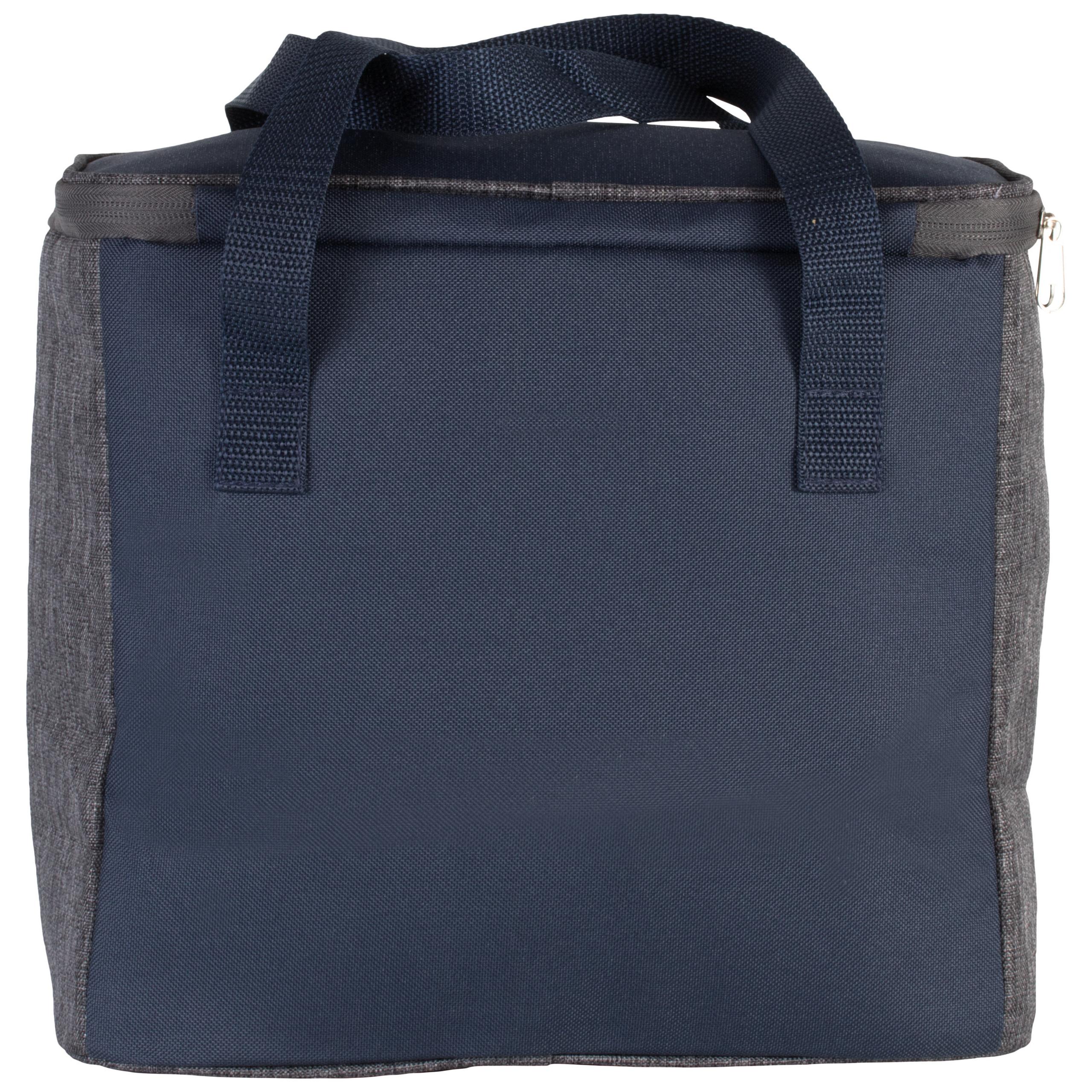 Kimood - Sac isotherme avec poche zippée - Dark Grey Heather / Navy - One Size