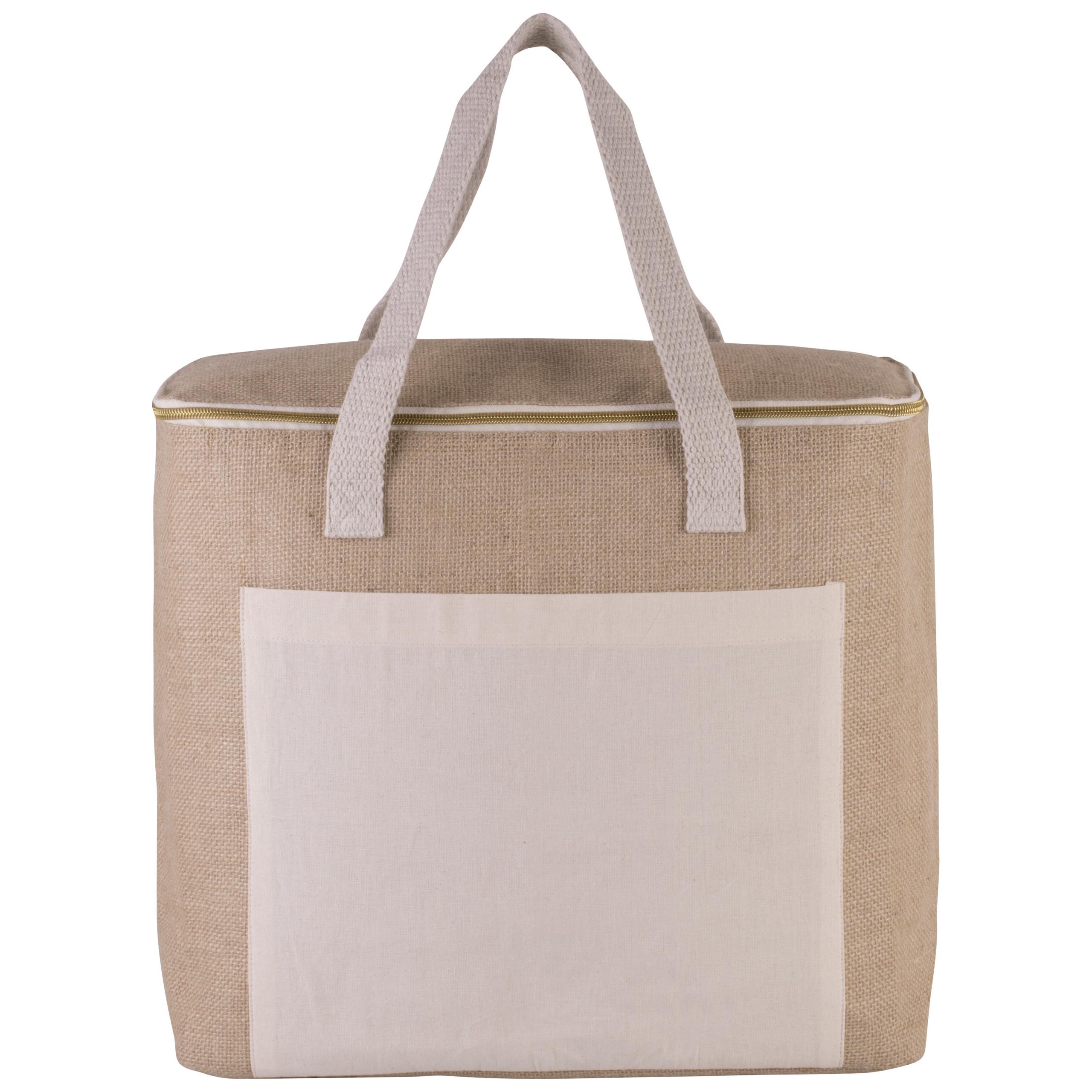 Kimood - Sac isotherme en jute - grand modèle - Natural - One Size