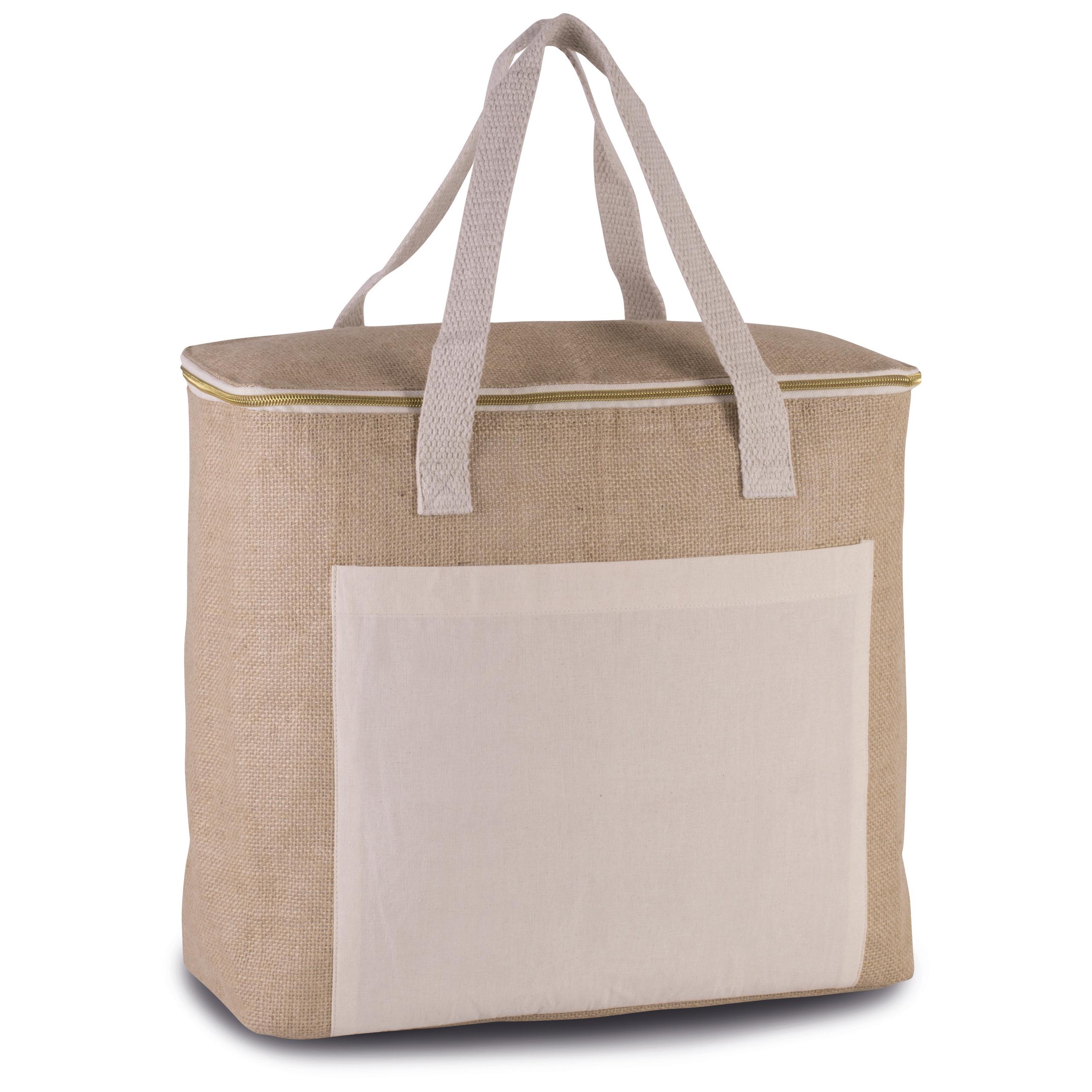 Kimood - Sac isotherme en jute - grand modèle - Natural - One Size