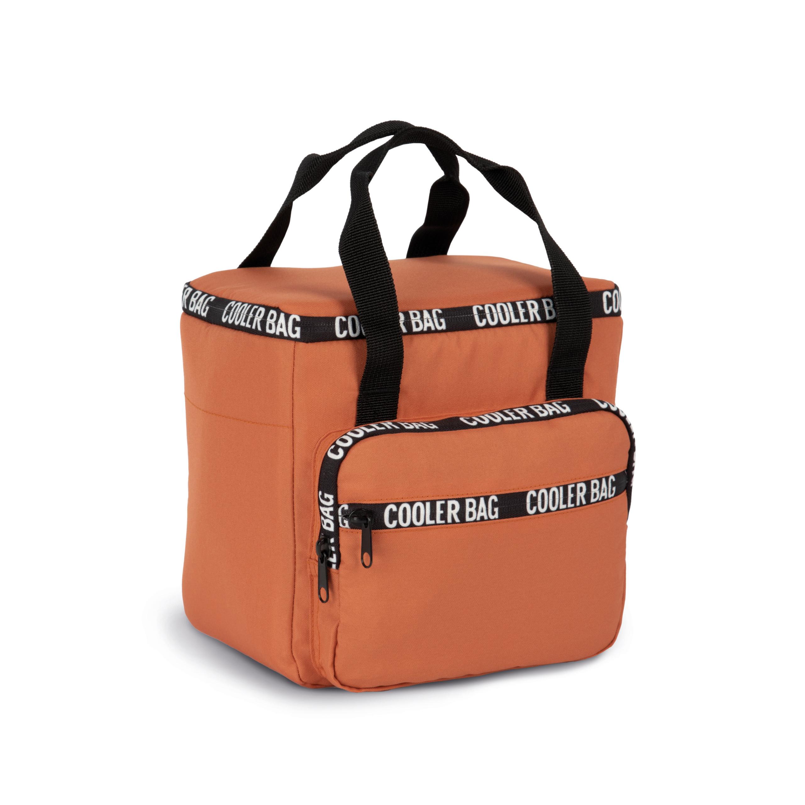 Kimood - Sac isotherme recyclé avec poche frontale - Tuscany Orange - One Size